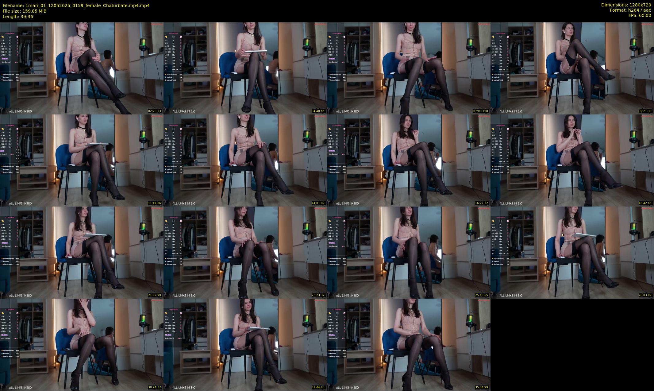 1mari_01 — 40 minute Chaturbate female cam show recording, 720p, May 12, 2025