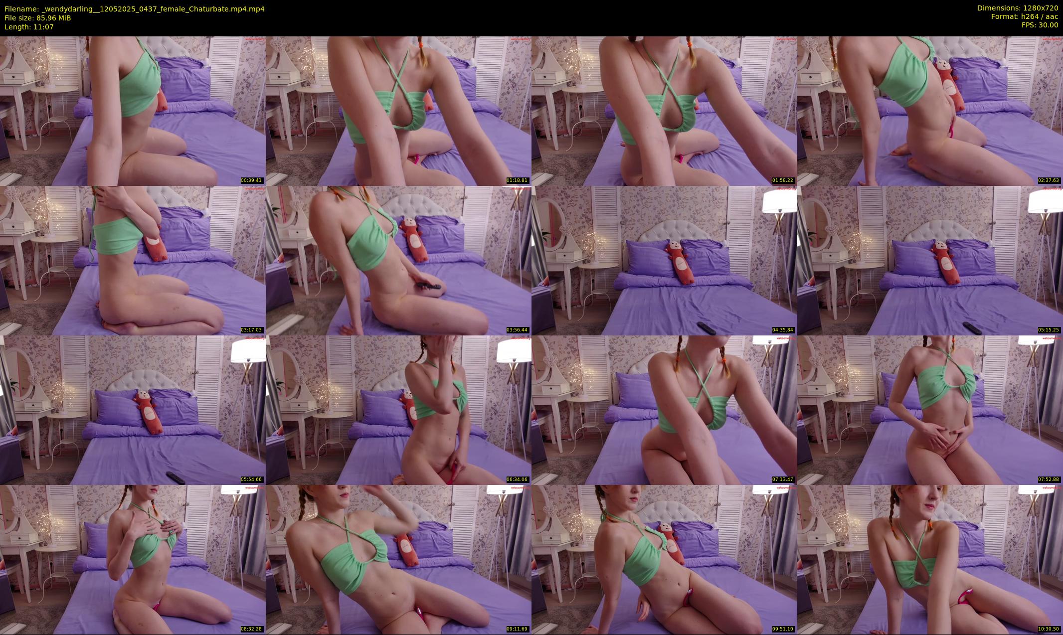 _wendydarling_ — 12 minute Chaturbate female cam show recording, 720p, May 12, 2025