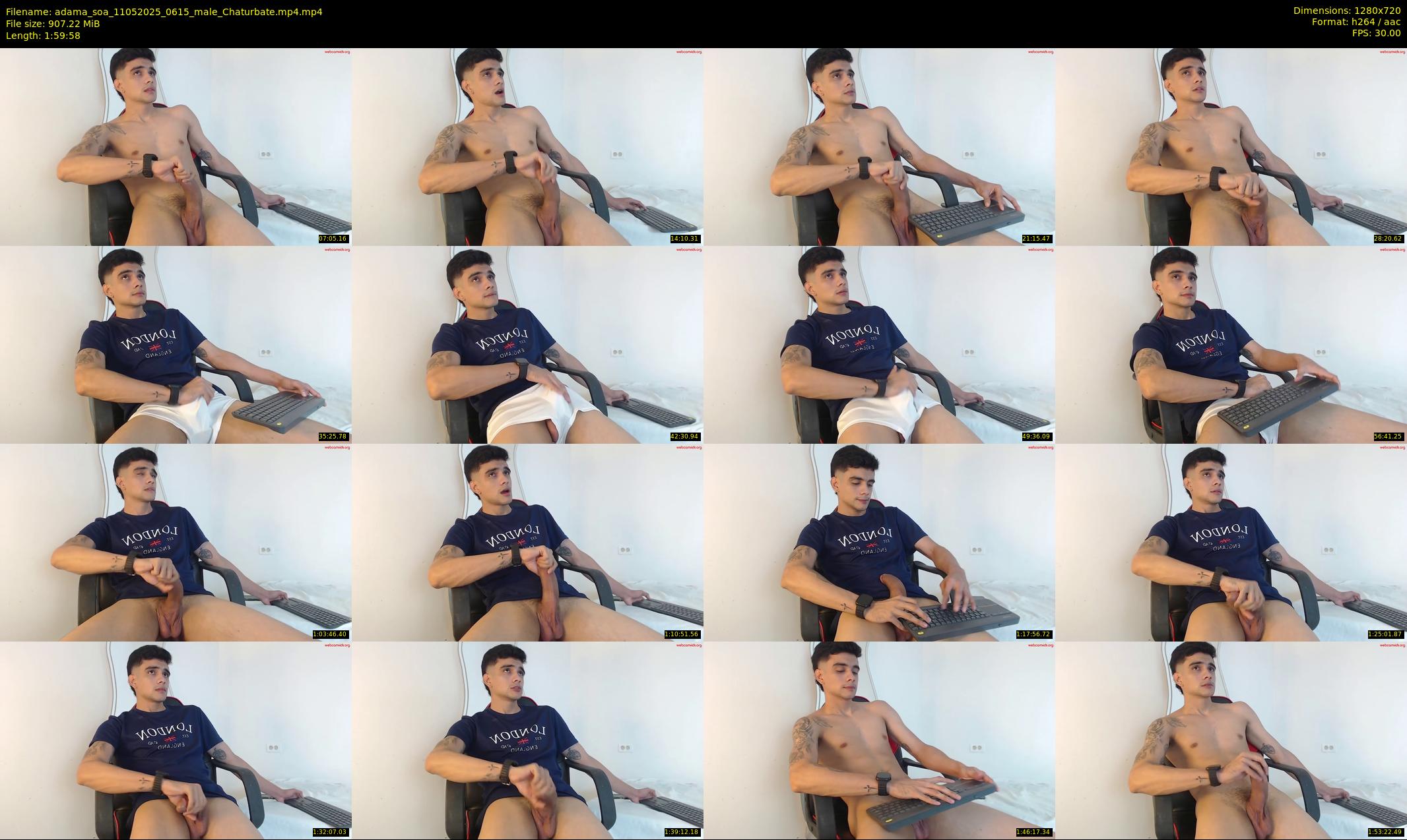 adama_soa — 120 minute Chaturbate male cam show recording, 720p, May 11, 2025