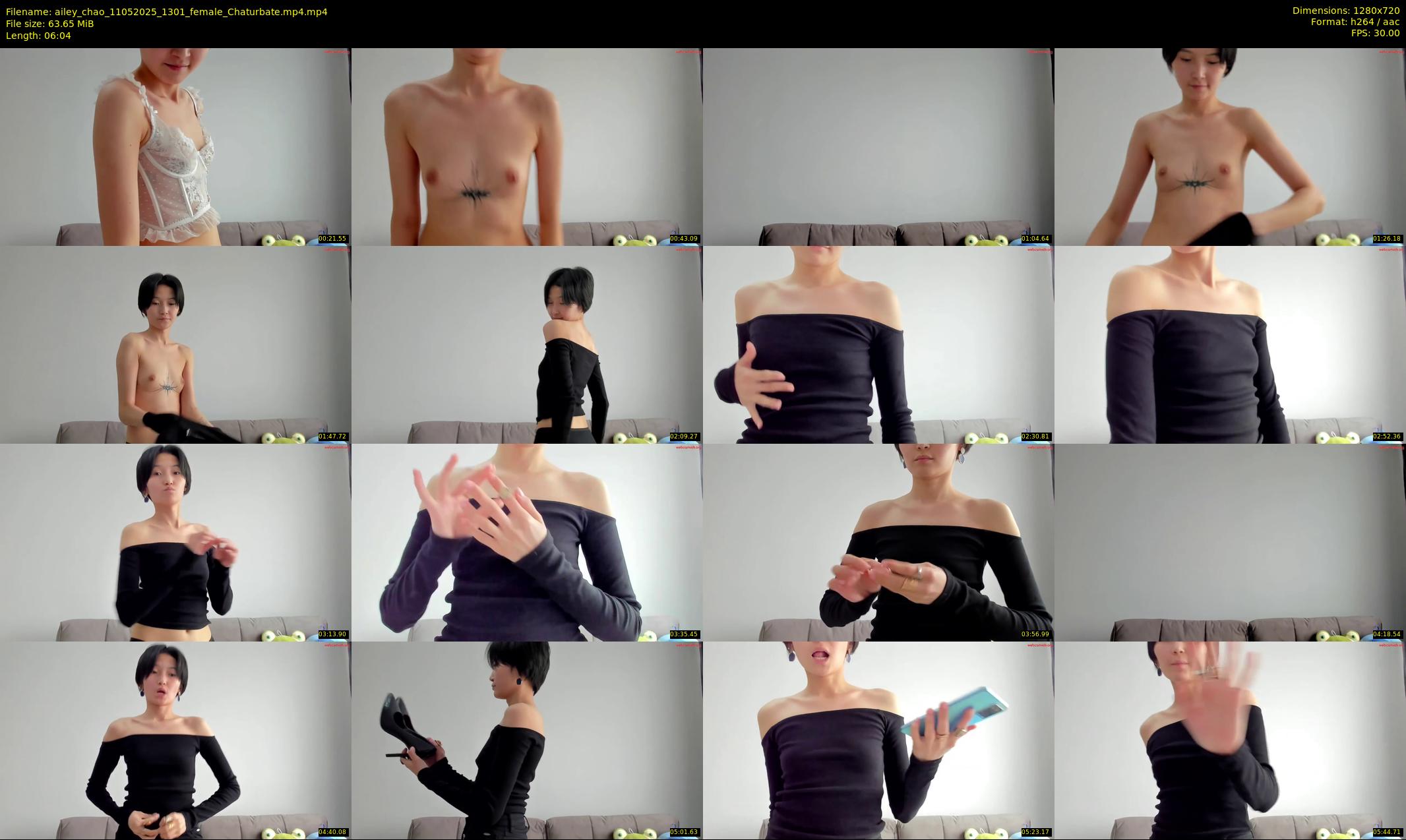 ailey_chao — 7 minute Chaturbate female cam show recording, 720p, May 11, 2025