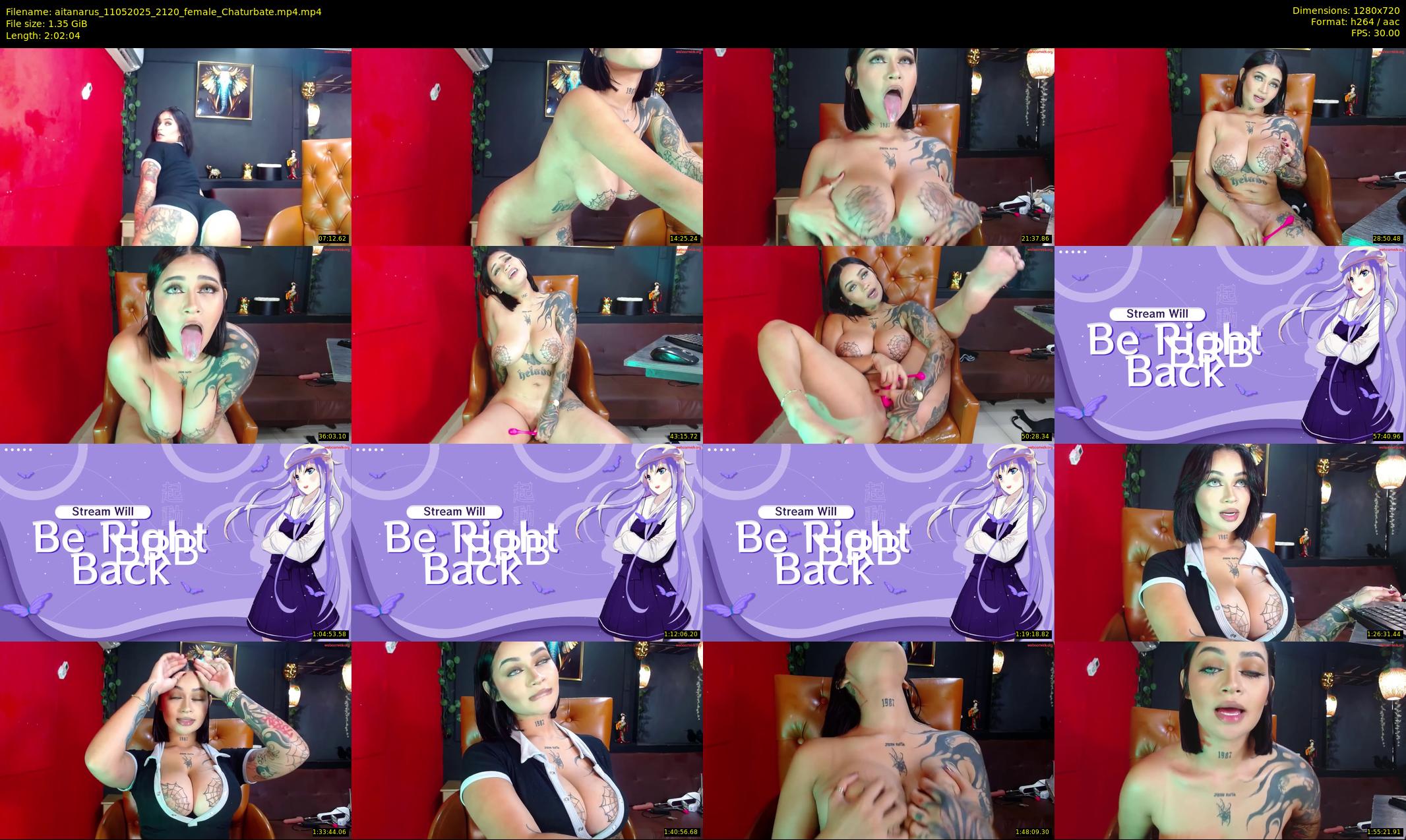 aitanarus — 123 minute Chaturbate female cam show recording, 720p, May 11, 2025