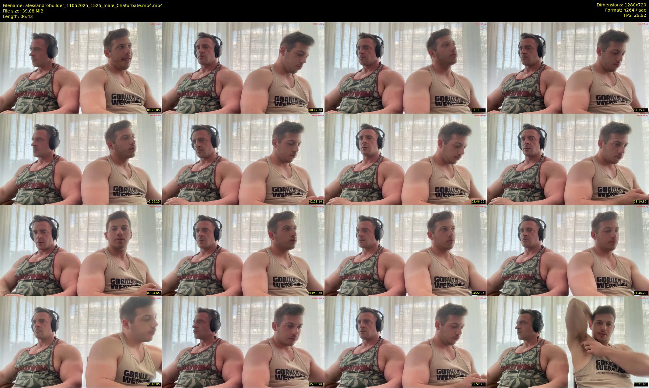 alessandrobuilder — 7 minute Chaturbate couple cam show recording, 720p, May 11, 2025