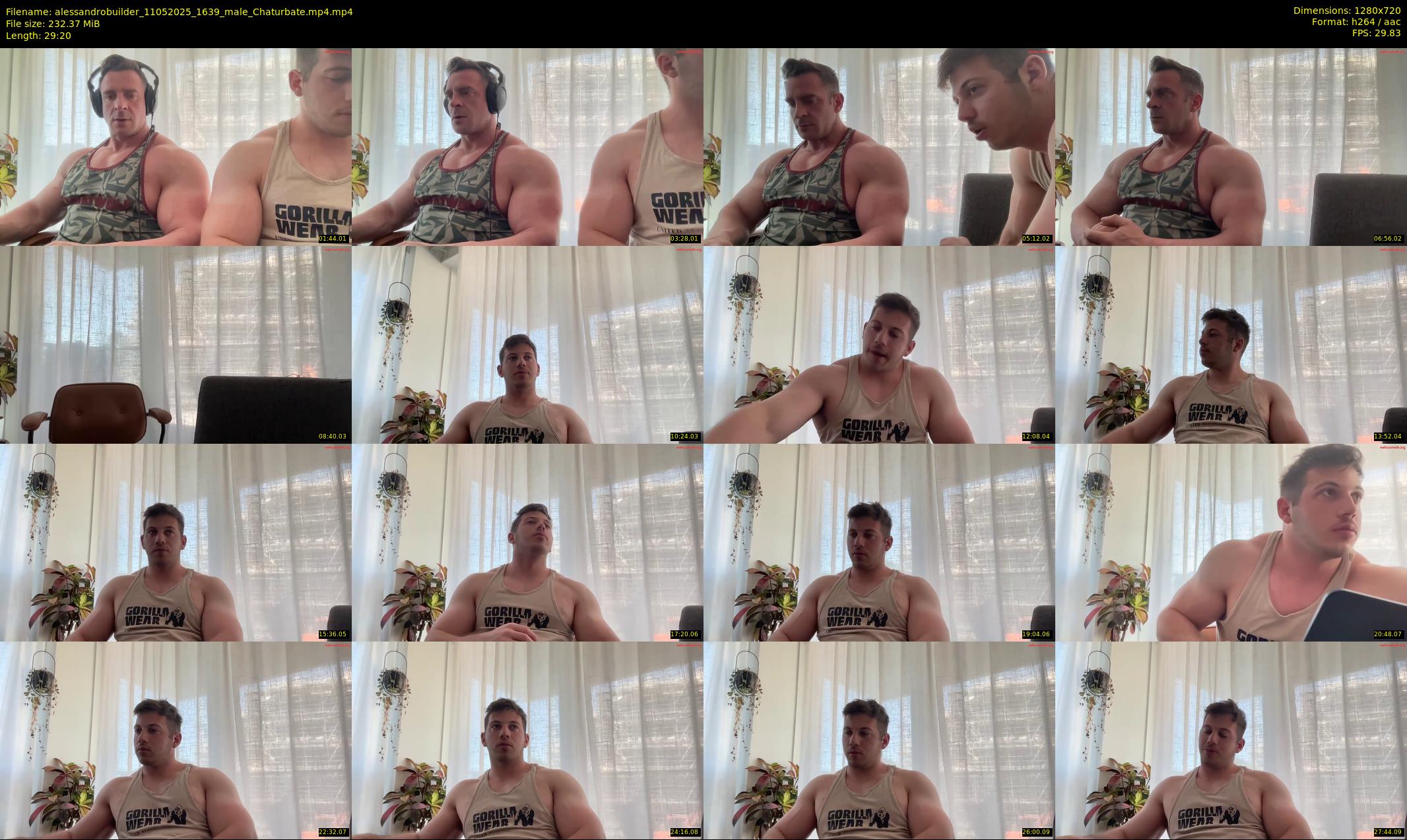 alessandrobuilder — 30 minute Chaturbate couple cam show recording, 720p, May 11, 2025