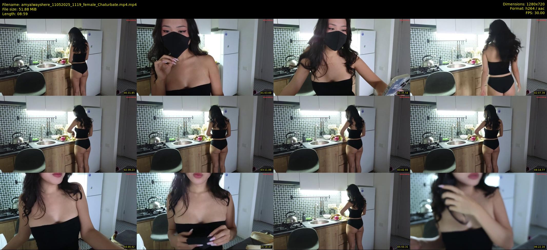 amyalwayshere — 9 minute Chaturbate female cam show recording, 720p, May 11, 2025