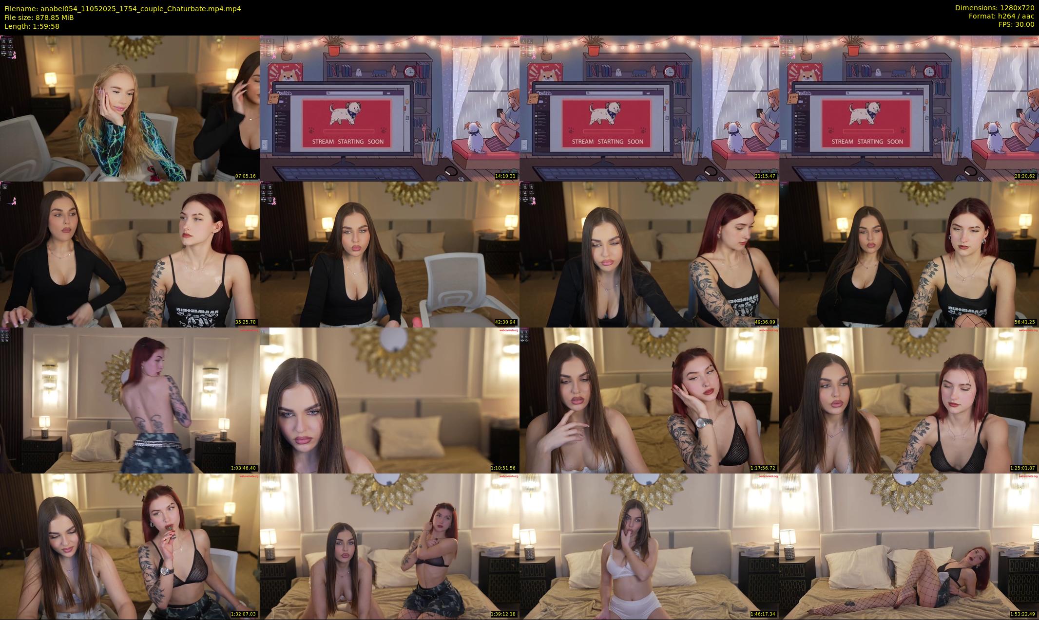anabel054 — 120 minute Chaturbate female cam show recording, 720p, May 11, 2025