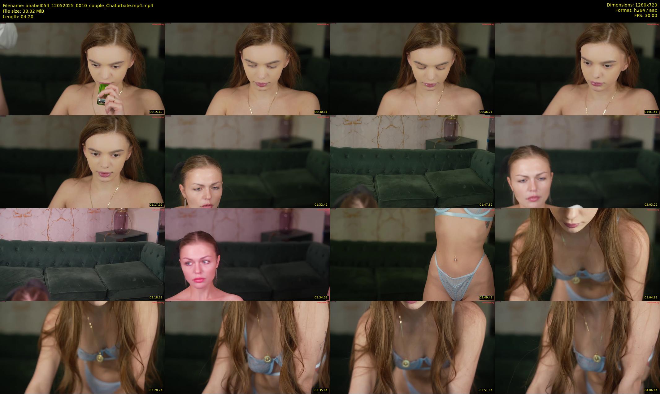anabel054 — 5 minute Chaturbate female cam show recording, 720p, May 12, 2025