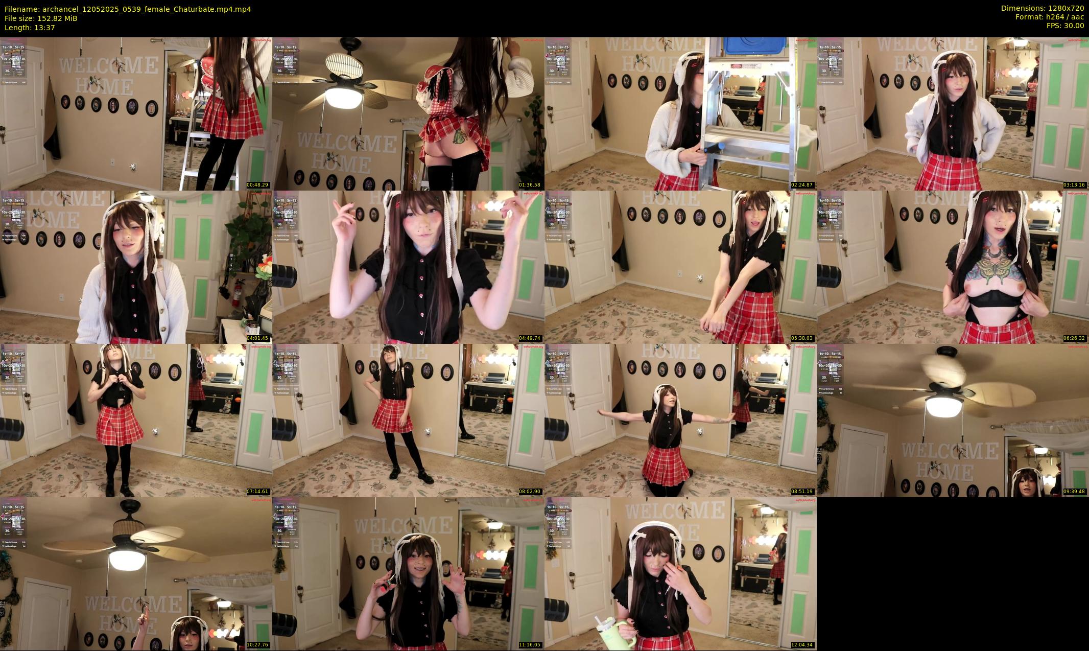 archancel — 14 minute Chaturbate female cam show recording, 720p, May 12, 2025