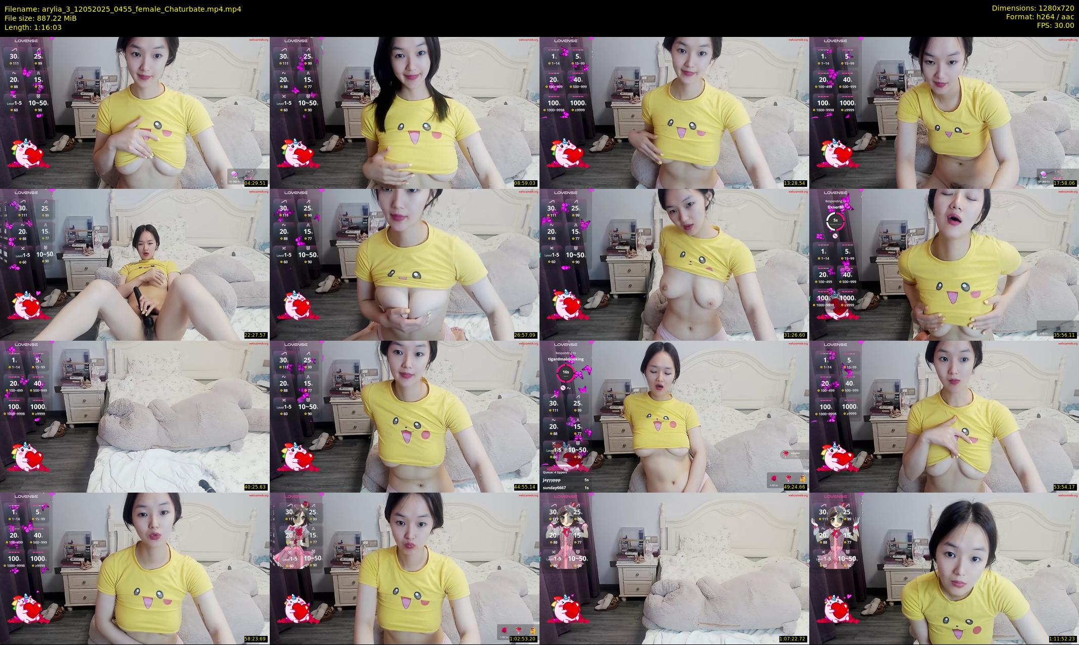 arylia_3 — 77 minute Chaturbate female cam show recording, 720p, May 12, 2025