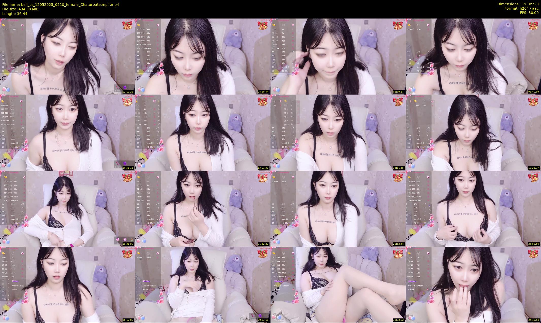 bell_cs — 37 minute Chaturbate female cam show recording, 720p, May 12, 2025