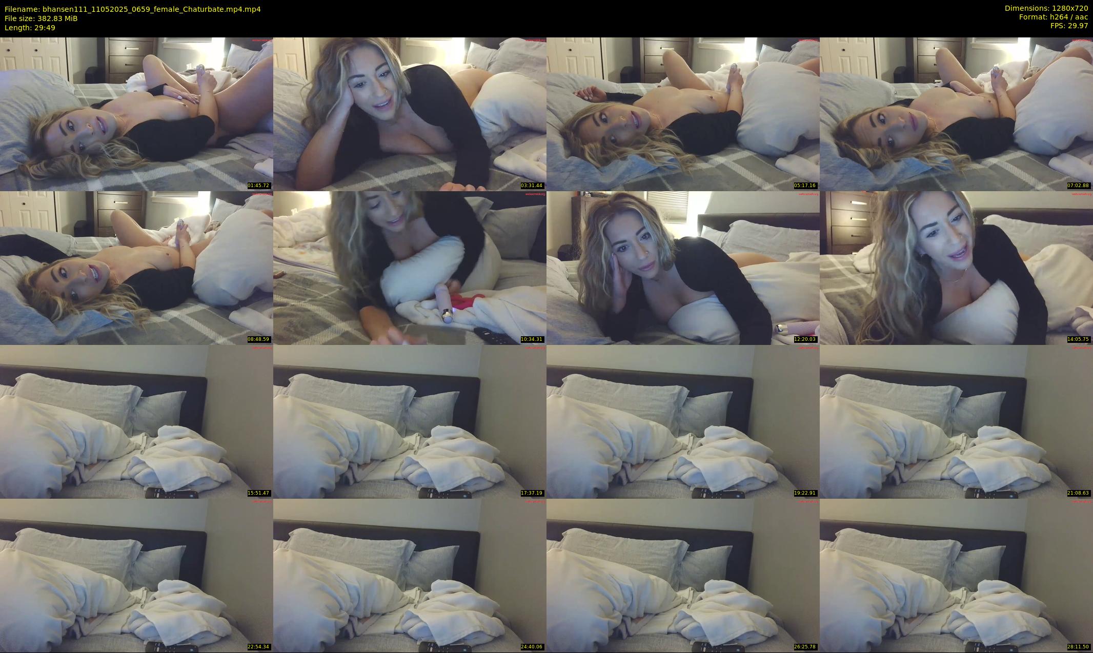 bhansen111 — 30 minute Chaturbate female cam show recording, 720p, May 11, 2025