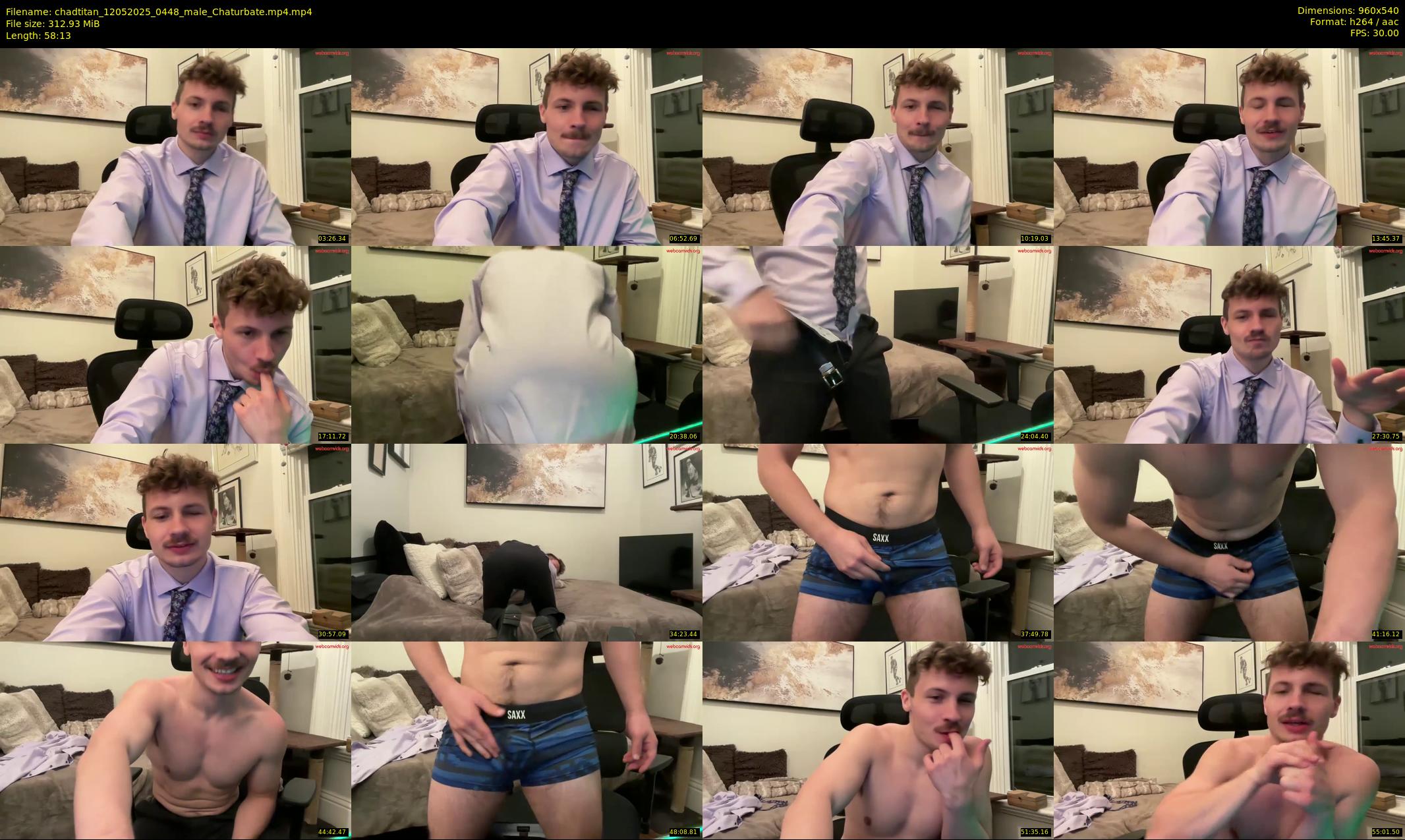 chadtitan — 59 minute Chaturbate male cam show recording, 480p, May 12, 2025
