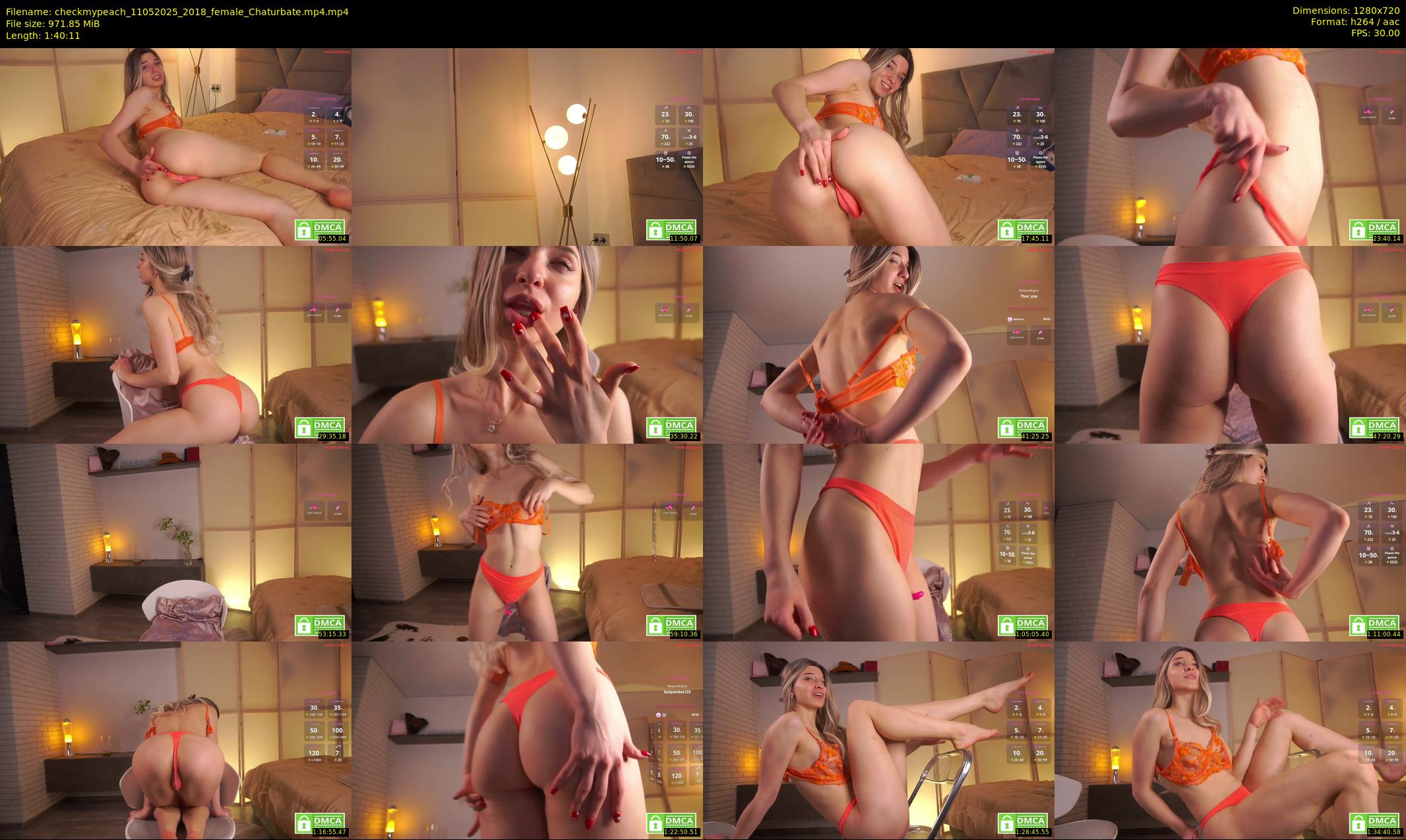 checkmypeach — 101 minute Chaturbate female cam show recording, 720p, May 11, 2025