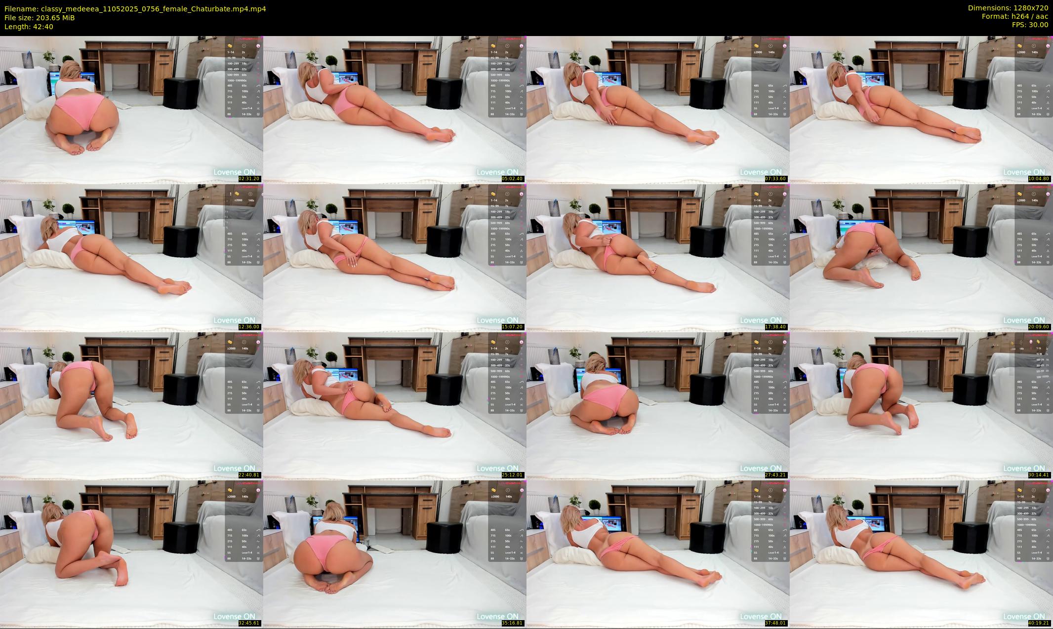 classy_medeeea — 43 minute Chaturbate female cam show recording, 720p, May 11, 2025