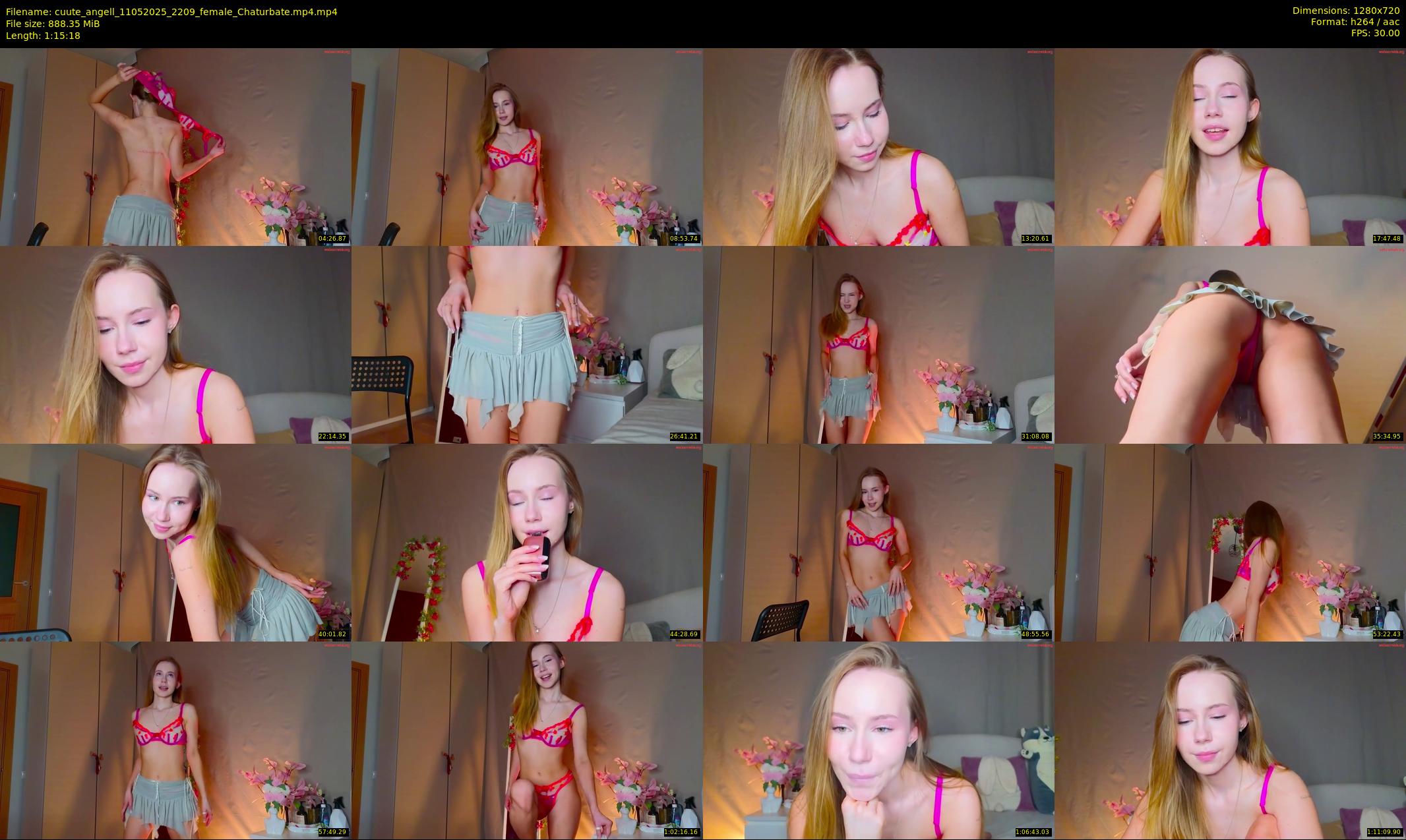 cuute_angell — 76 minute Chaturbate female cam show recording, 720p, May 11, 2025