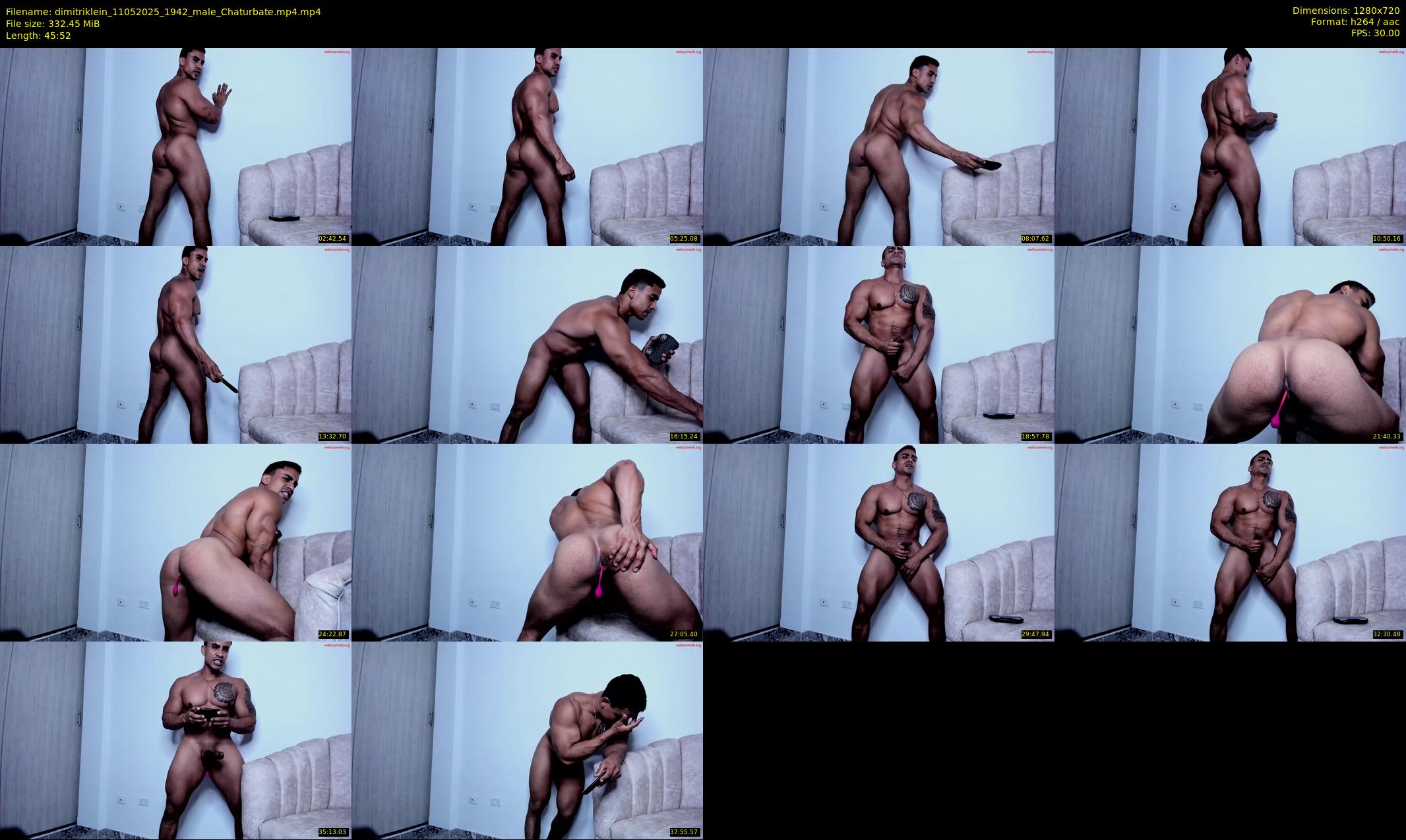 dimitriklein — 46 minute Chaturbate male cam show recording, 720p, May 11, 2025