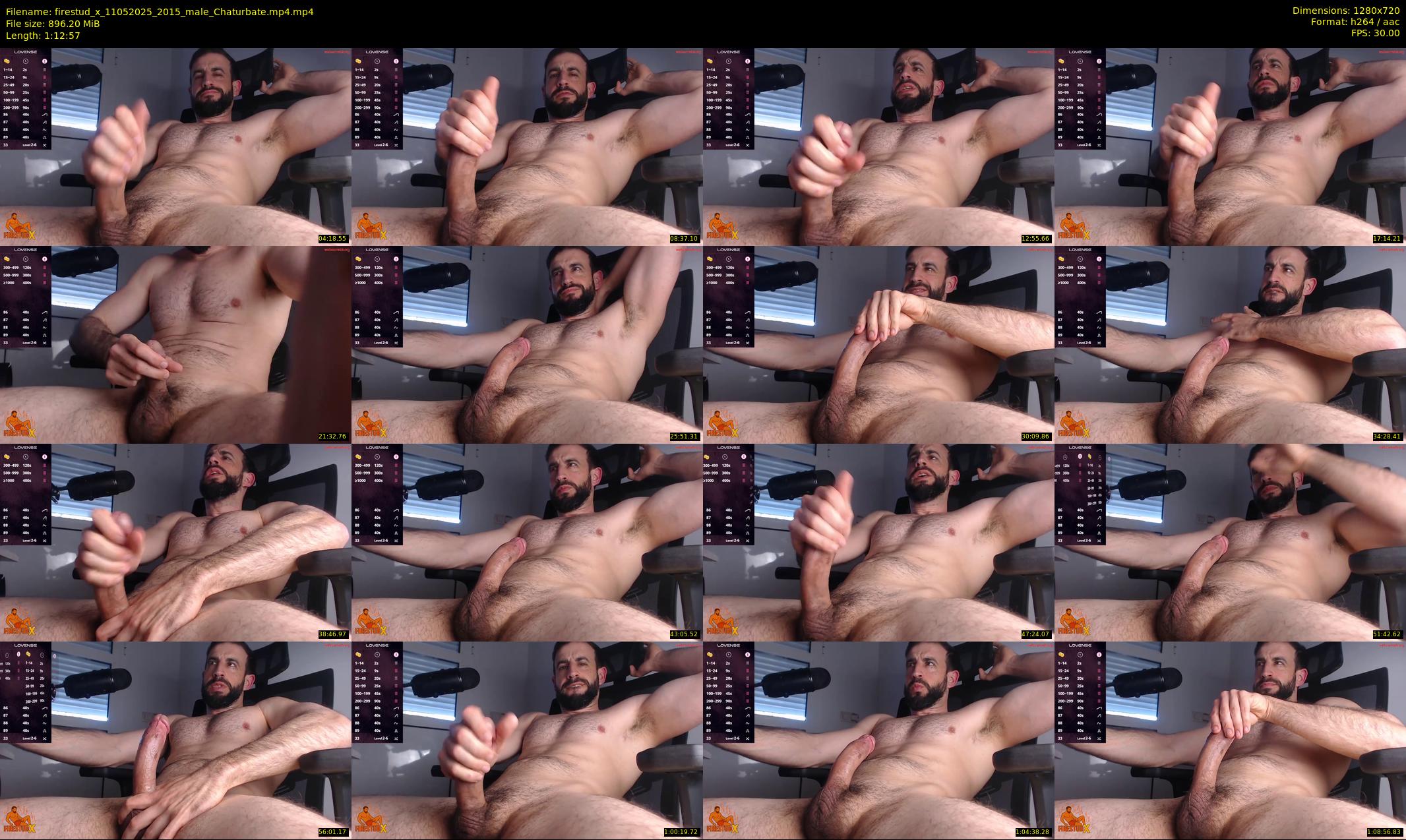 firestud_x — 73 minute Chaturbate male cam show recording, 720p, May 11, 2025