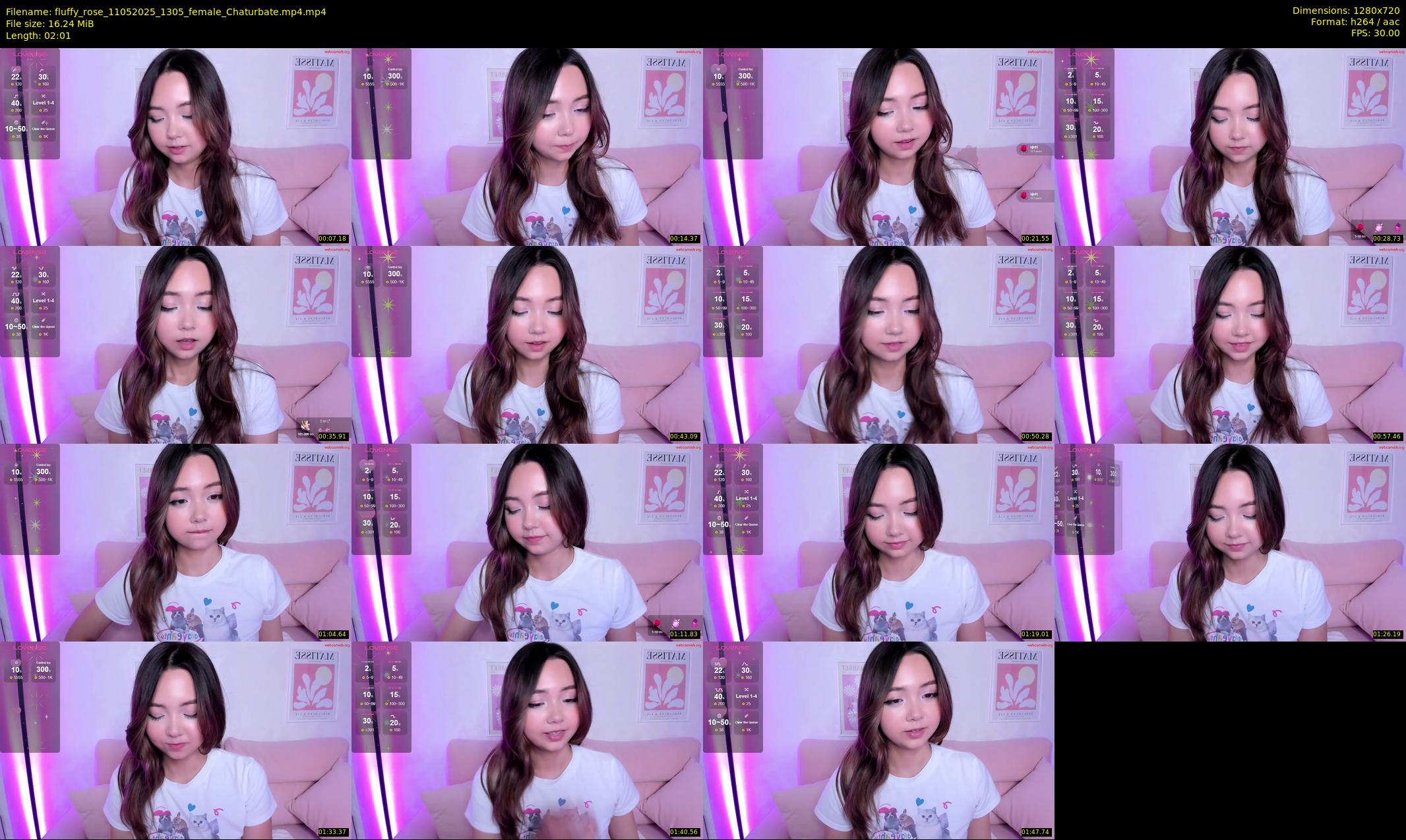 fluffy_rose — 3 minute Chaturbate female cam show recording, 720p, May 11, 2025