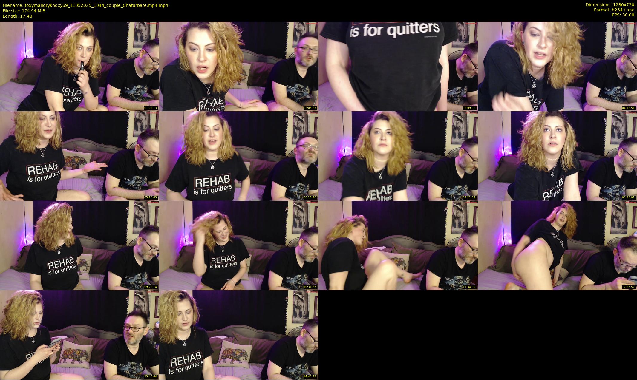 foxymalloryknoxy69 — 18 minute Chaturbate couple cam show recording, 720p, May 11, 2025