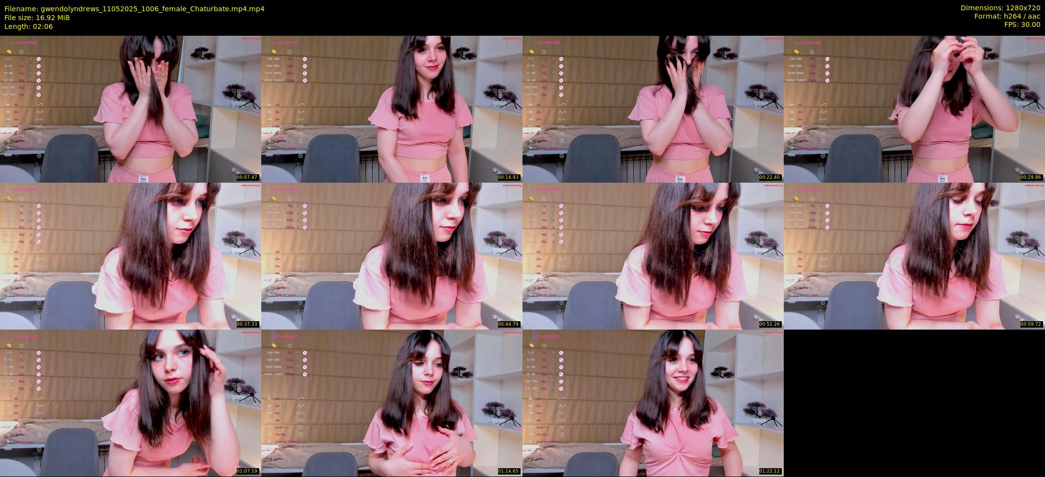 gwendolyndrews — 3 minute Chaturbate female cam show recording, 720p, May 11, 2025
