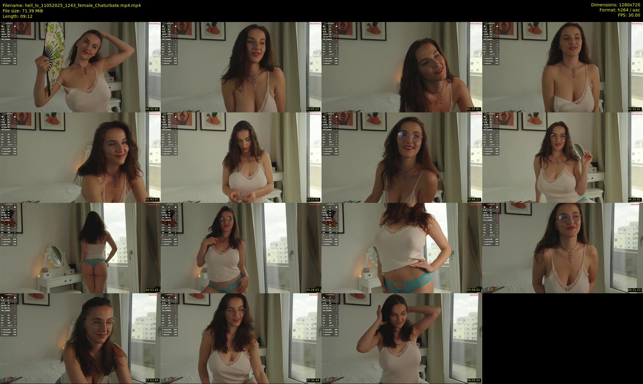 hell_lo — 10 minute Chaturbate female cam show recording, 720p, May 11, 2025