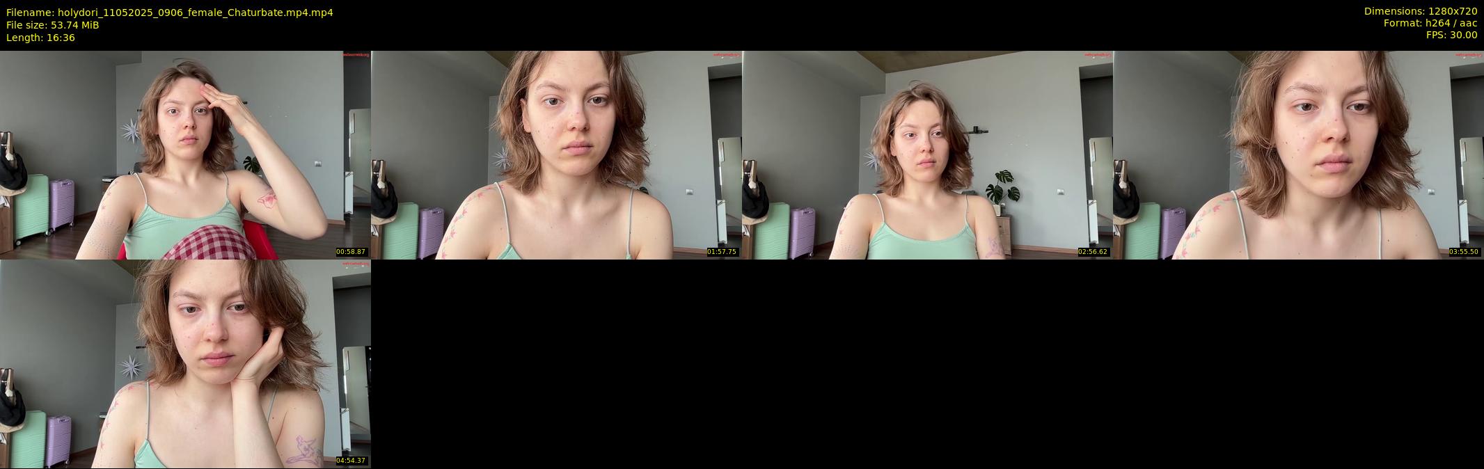 holydori — 17 minute Chaturbate female cam show recording, 720p, May 11, 2025
