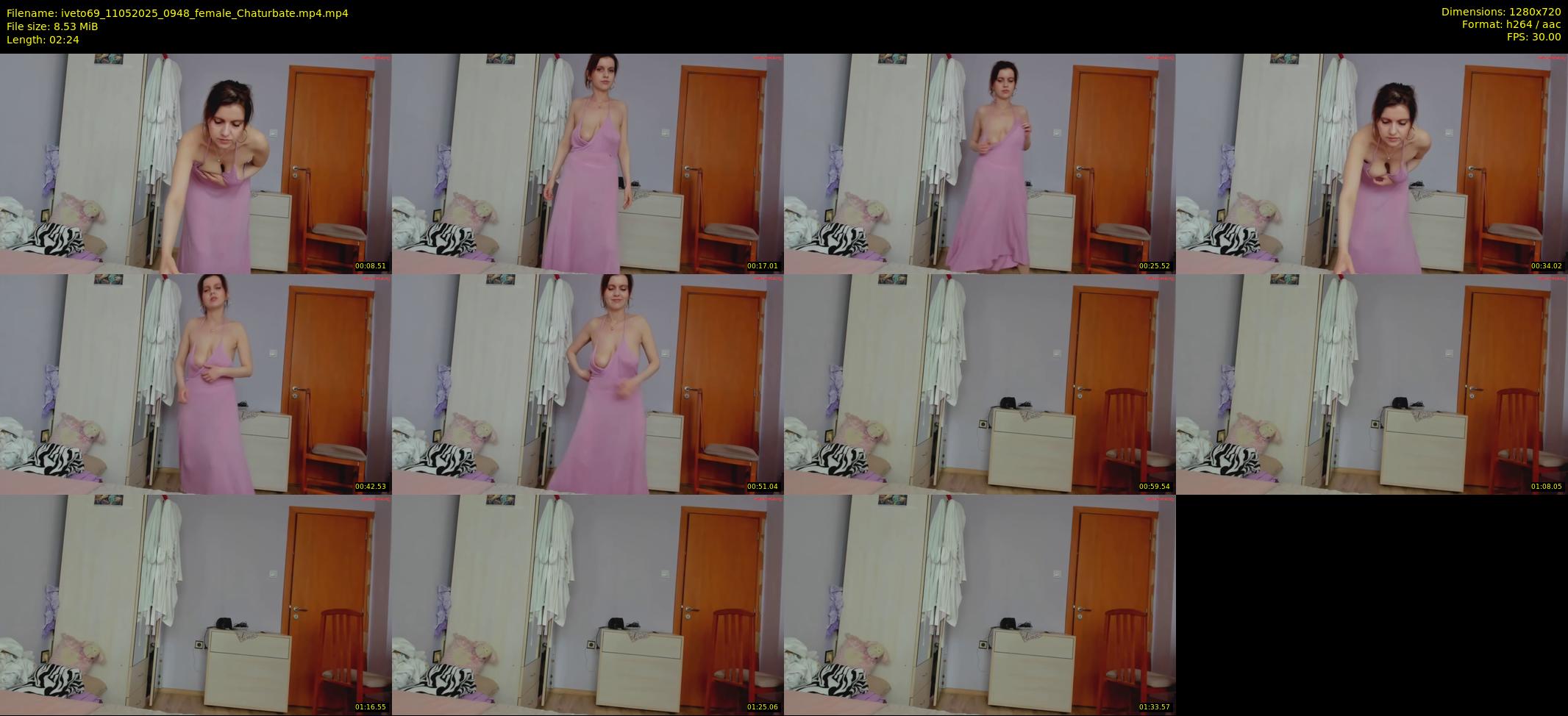 iveto69 — 3 minute Chaturbate female cam show recording, 720p, May 11, 2025