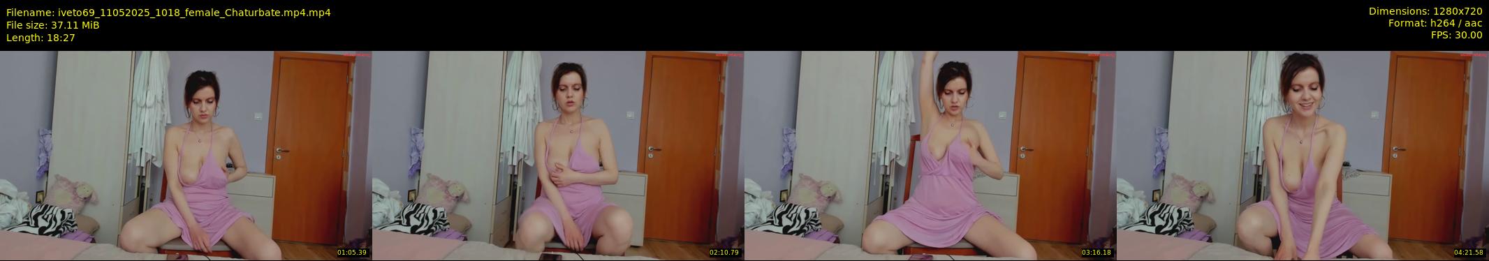 iveto69 — 19 minute Chaturbate female cam show recording, 720p, May 11, 2025