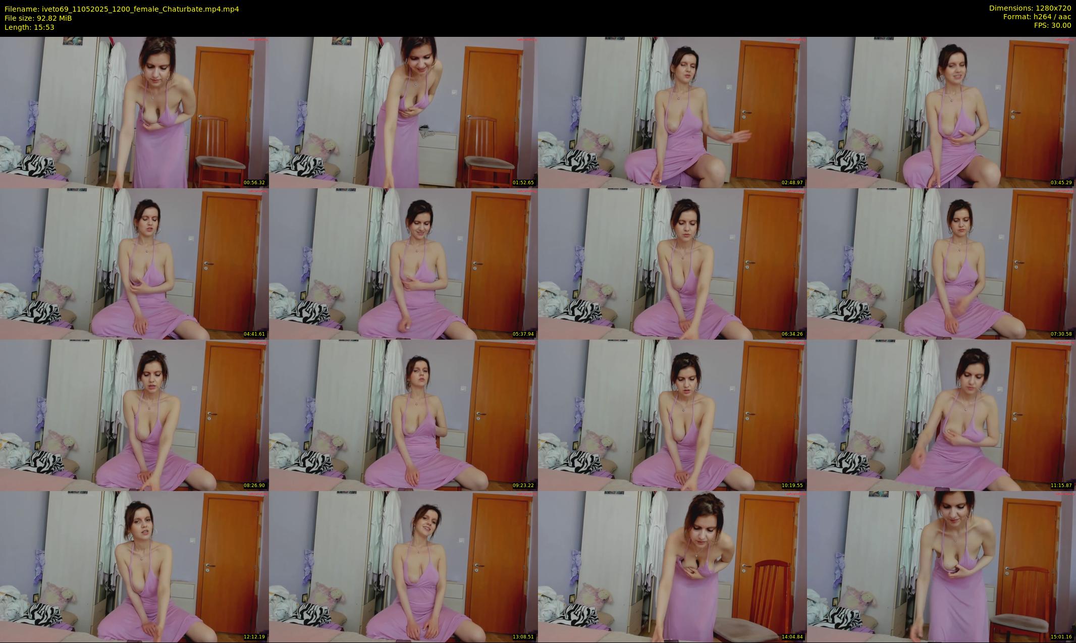 iveto69 — 16 minute Chaturbate female cam show recording, 720p, May 11, 2025