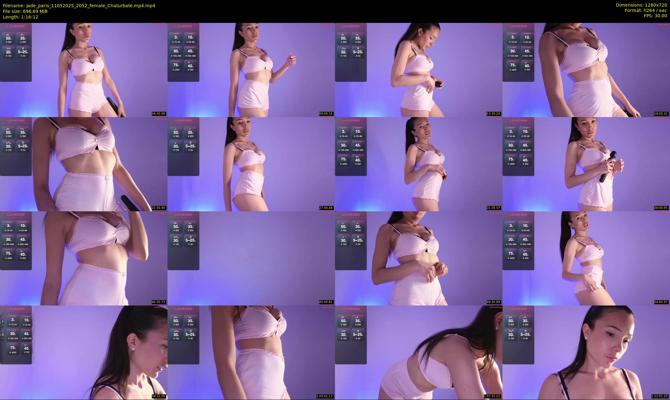 jade_paris — 77 minute Chaturbate female cam show recording, 720p, May 11, 2025