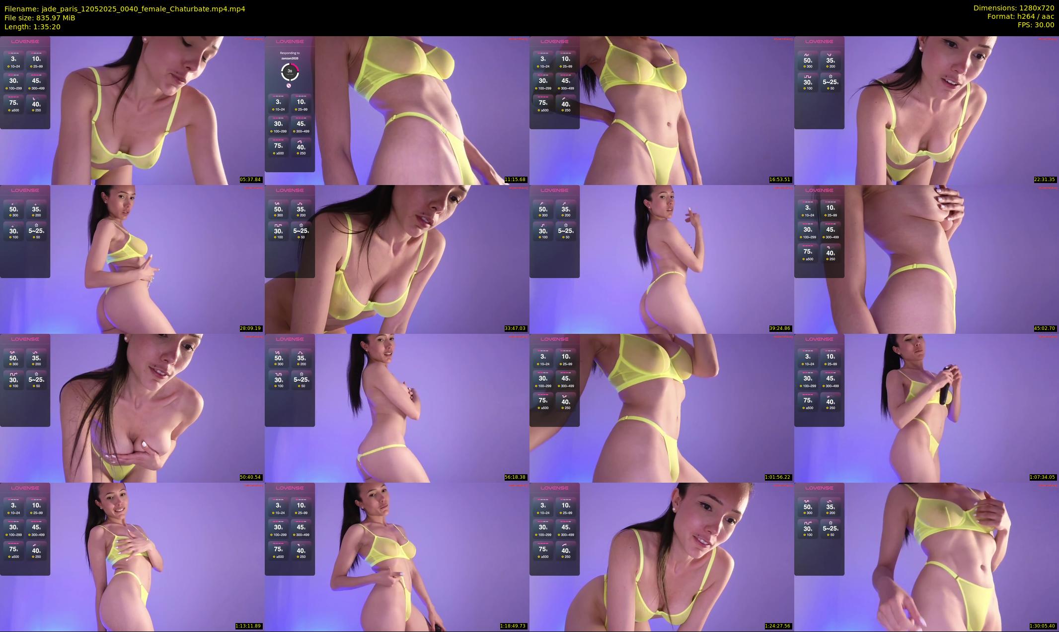 jade_paris — 96 minute Chaturbate female cam show recording, 720p, May 12, 2025