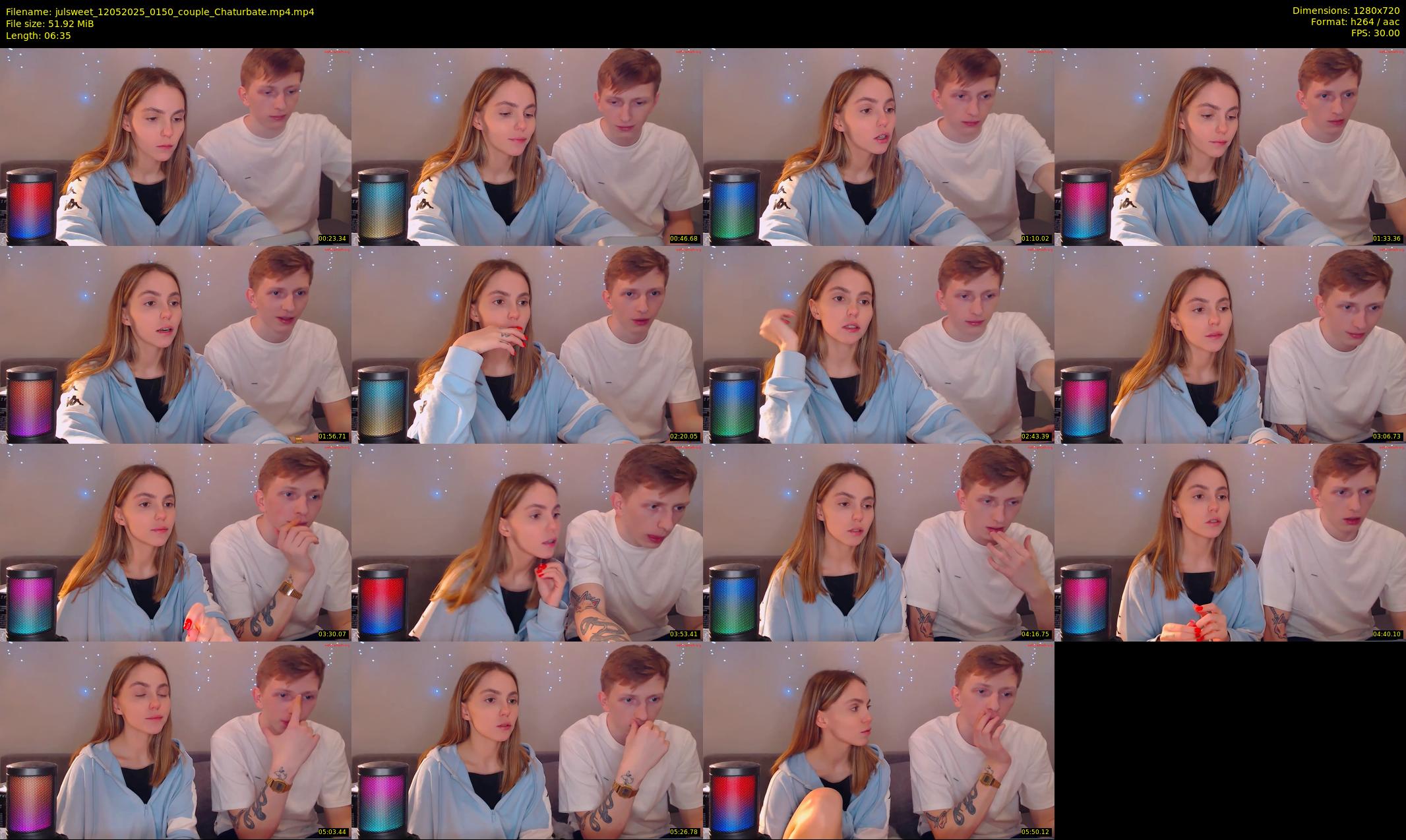 julsweet — 7 minute Chaturbate male cam show recording, 720p, May 12, 2025