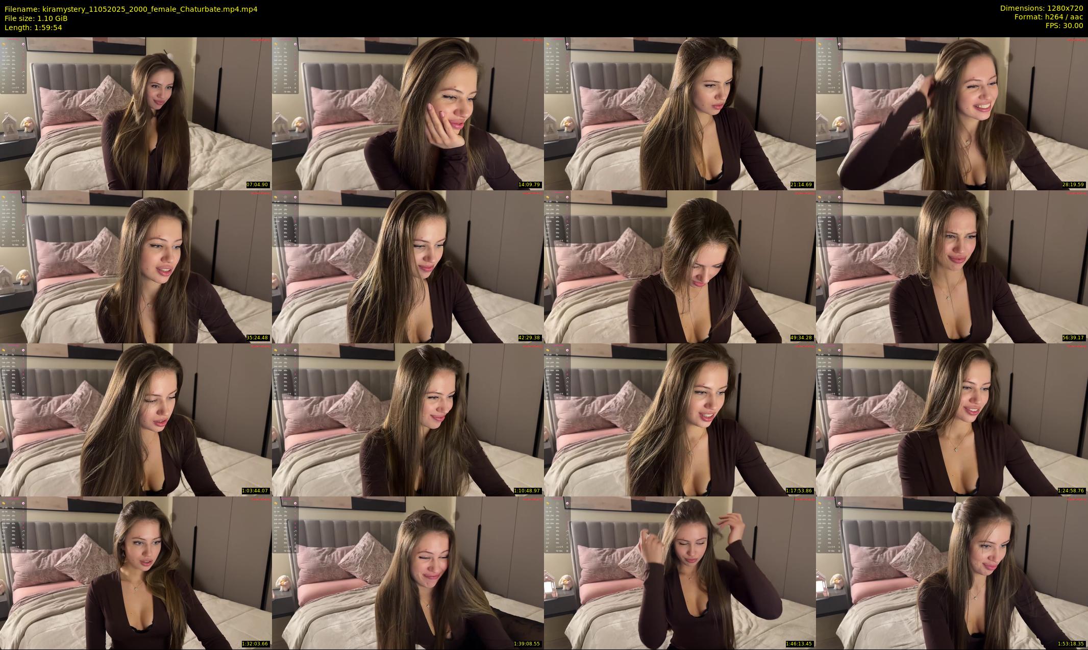 kiramystery — 120 minute Chaturbate female cam show recording, 720p, May 11, 2025