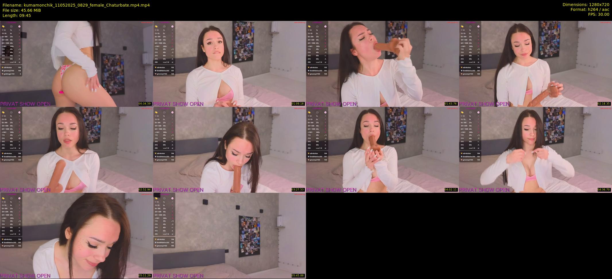 kumamonchik — 10 minute Chaturbate couple cam show recording, 720p, May 11, 2025