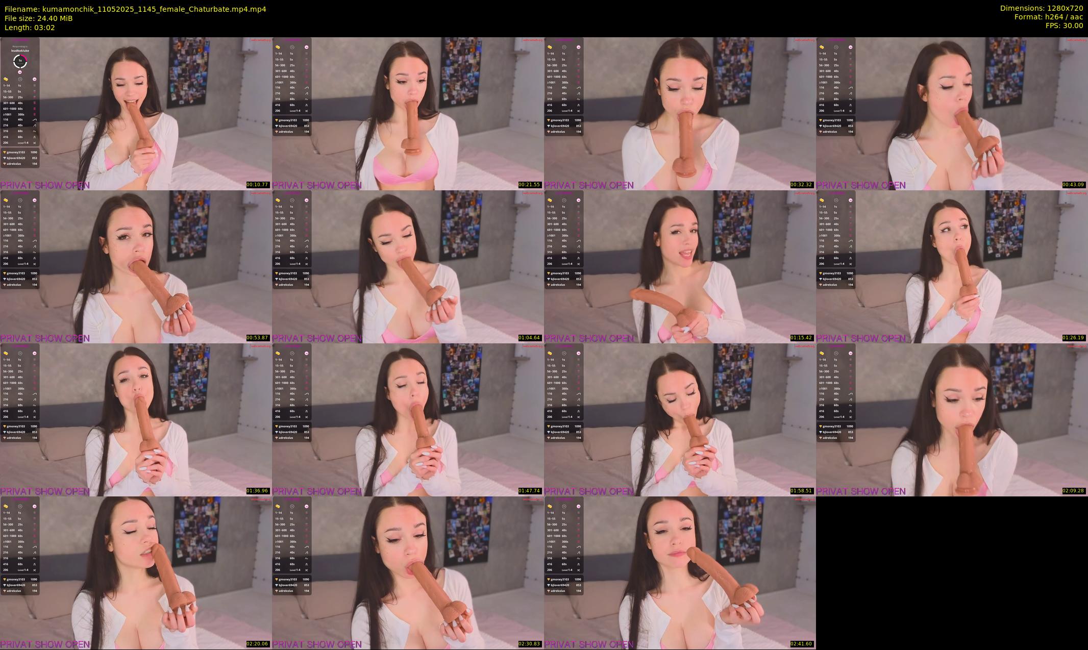 kumamonchik — 4 minute Chaturbate couple cam show recording, 720p, May 11, 2025