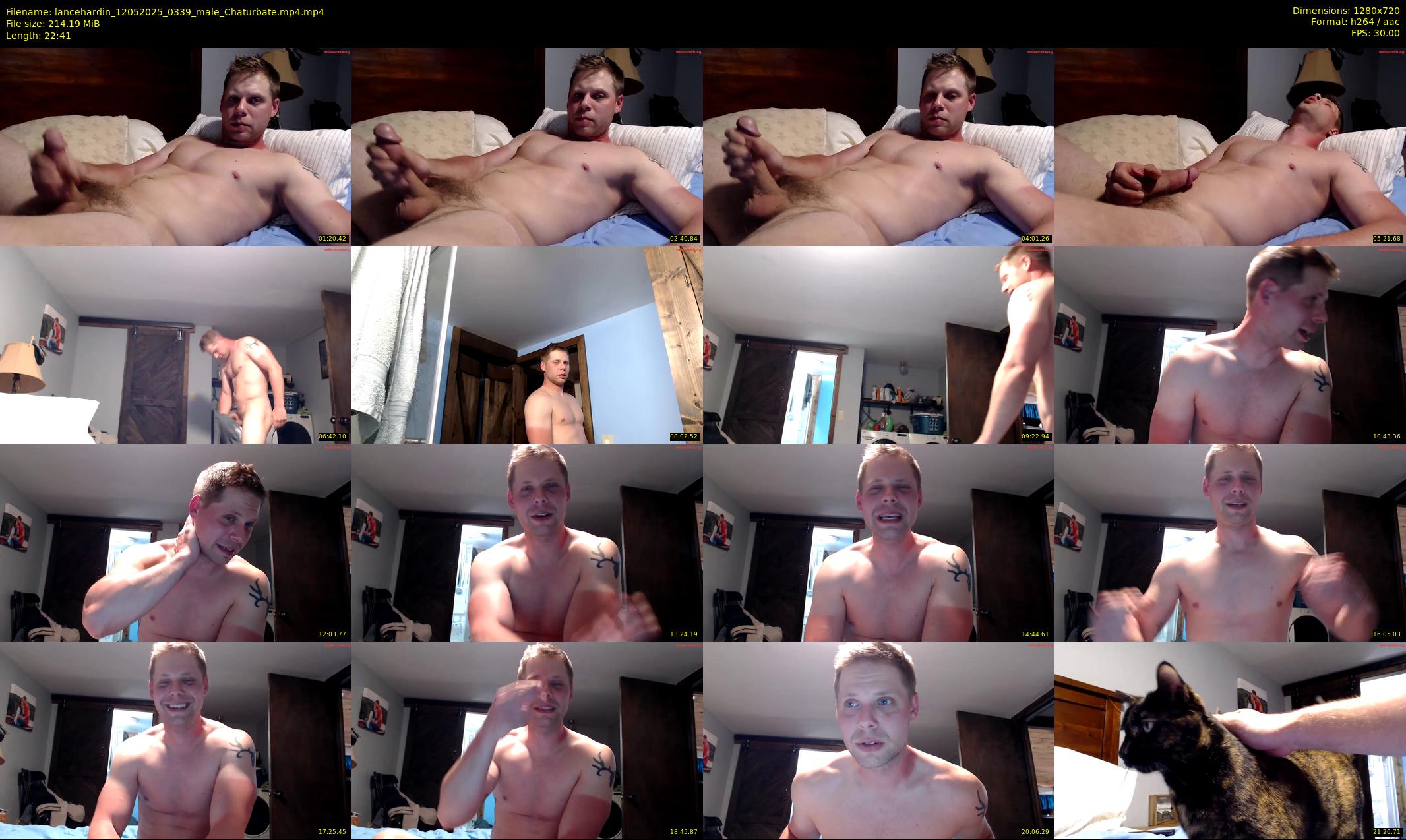 lancehardin — 23 minute Chaturbate male cam show recording, 720p, May 12, 2025