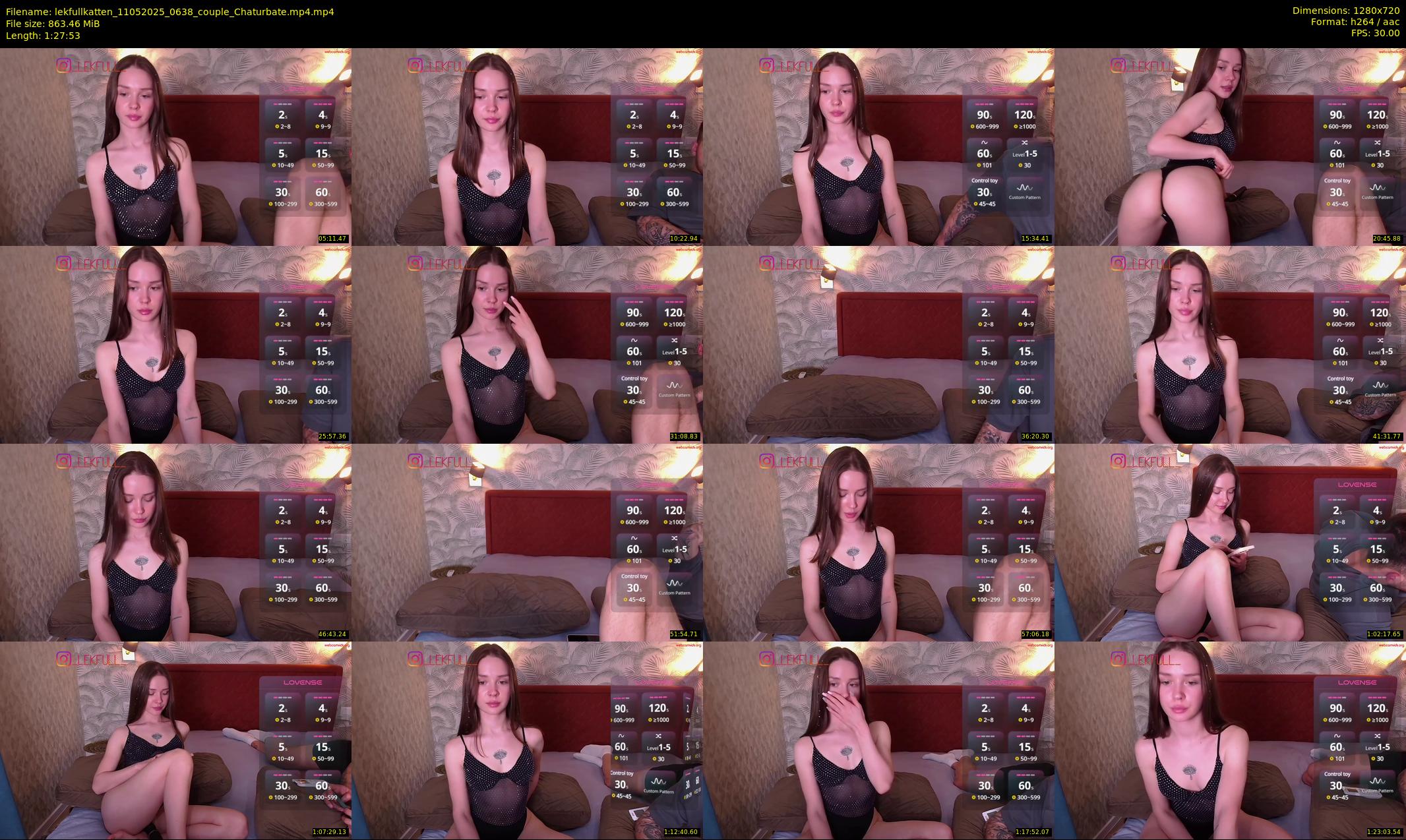 lekfullkatten — 88 minute Chaturbate couple cam show recording, 720p, May 11, 2025