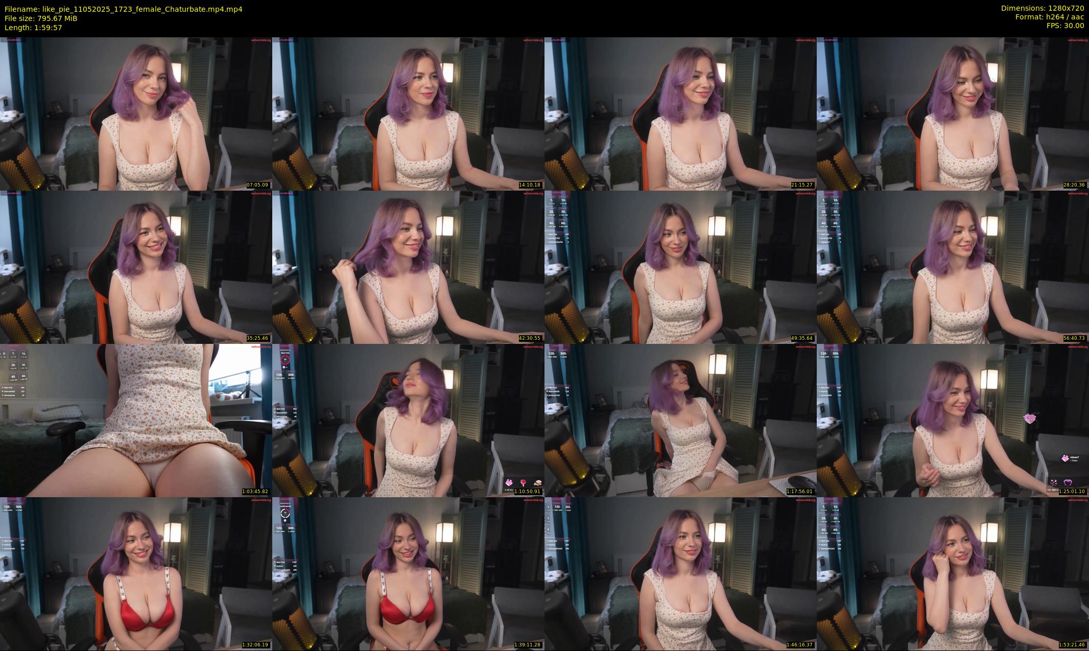 like_pie — 120 minute Chaturbate couple cam show recording, 720p, May 11, 2025