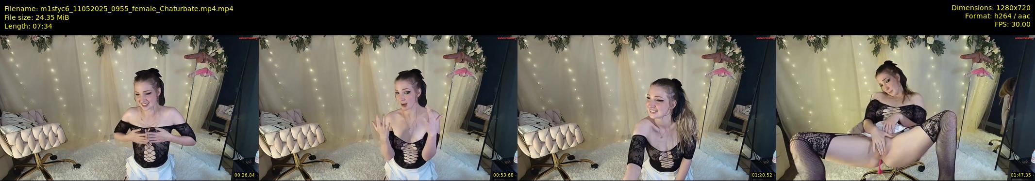 m1styc6 — 8 minute Chaturbate female cam show recording, 720p, May 11, 2025