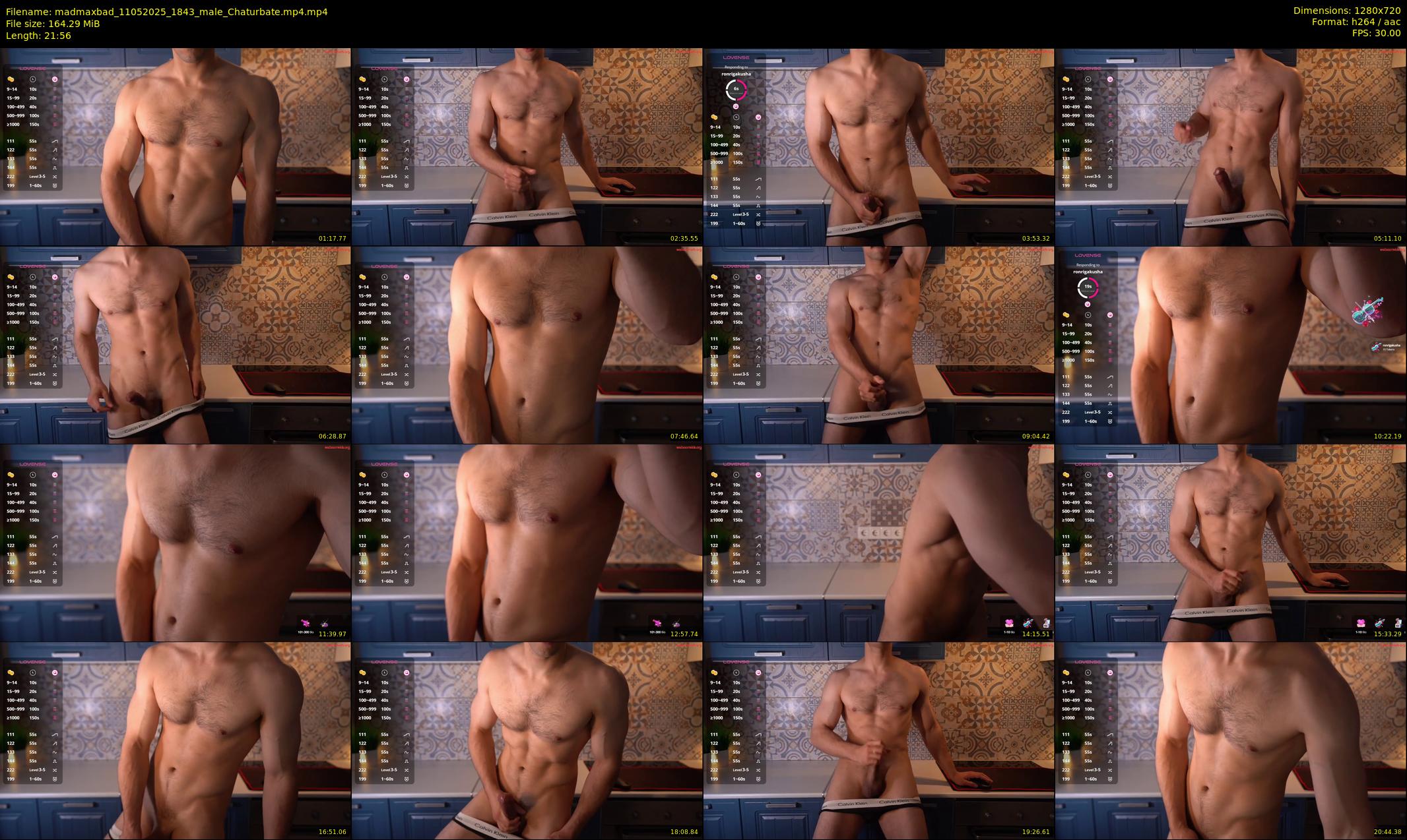 madmaxbad — 22 minute Chaturbate male cam show recording, 720p, May 11, 2025