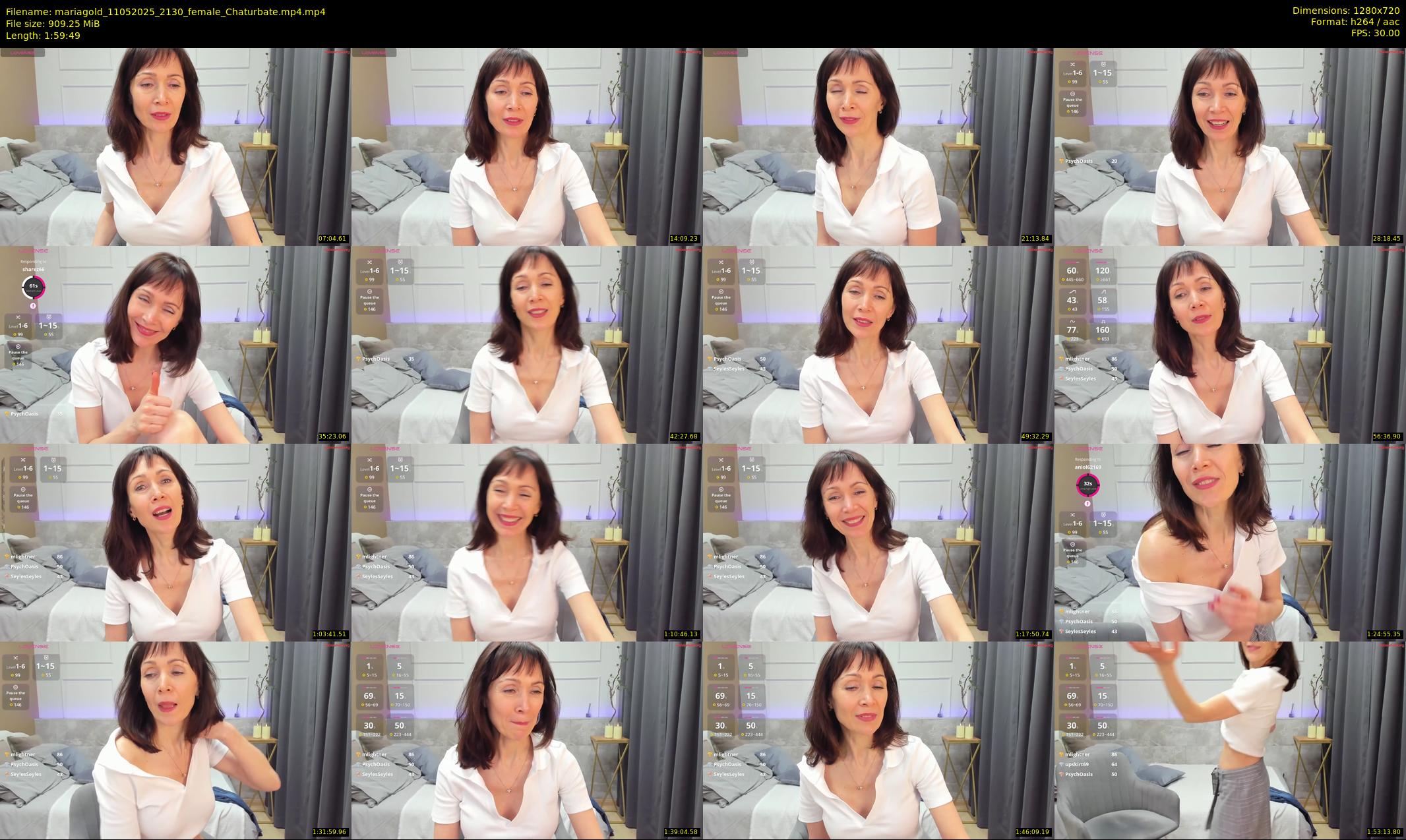 mariagold — 120 minute Chaturbate female cam show recording, 720p, May 11, 2025