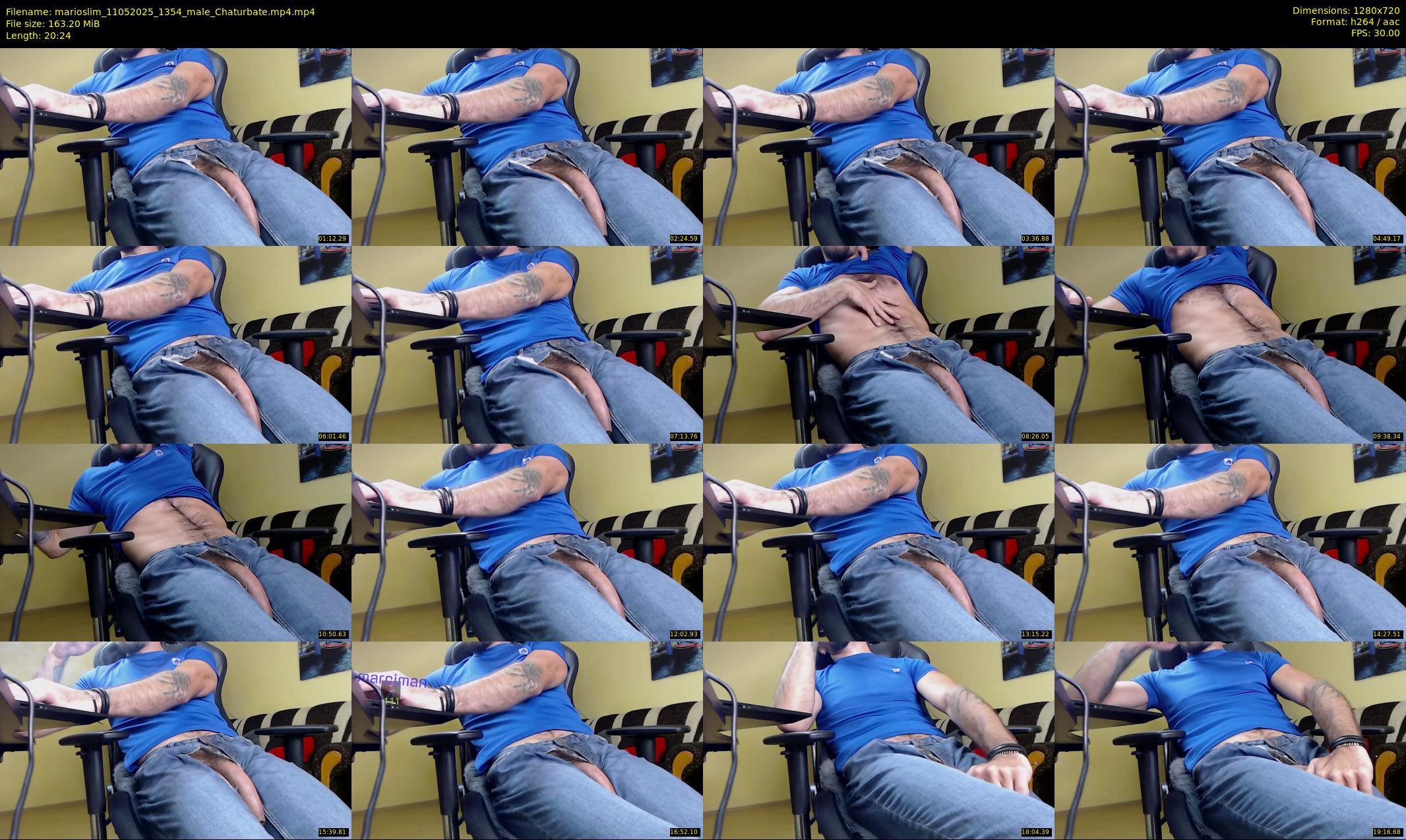 marioslim — 21 minute Chaturbate male cam show recording, 720p, May 11, 2025