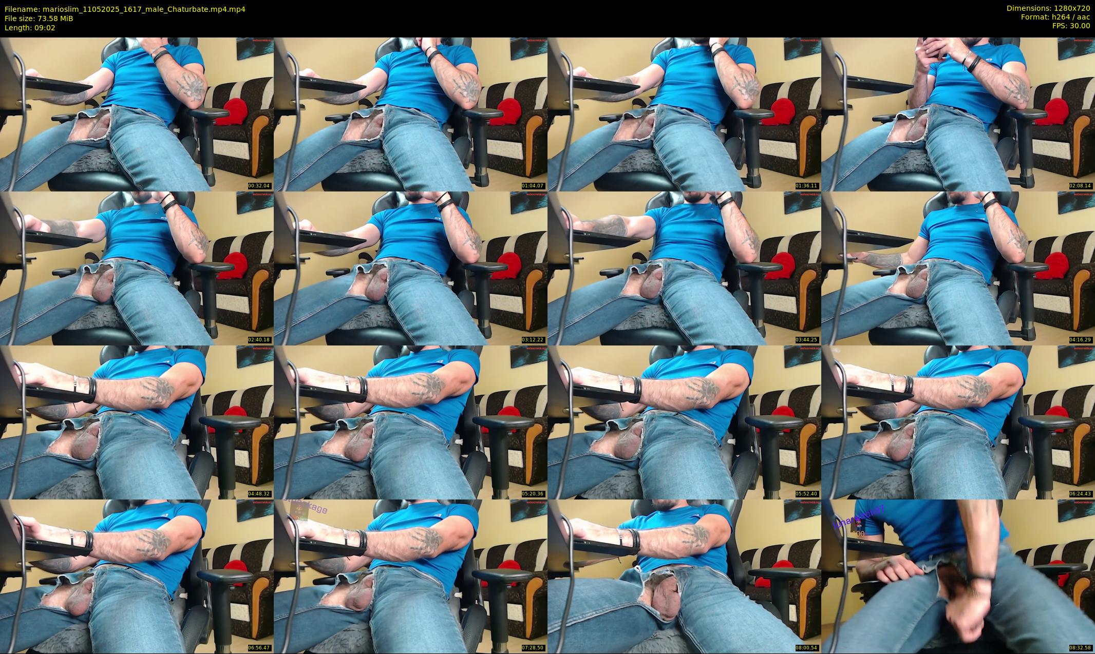 marioslim — 10 minute Chaturbate male cam show recording, 720p, May 11, 2025