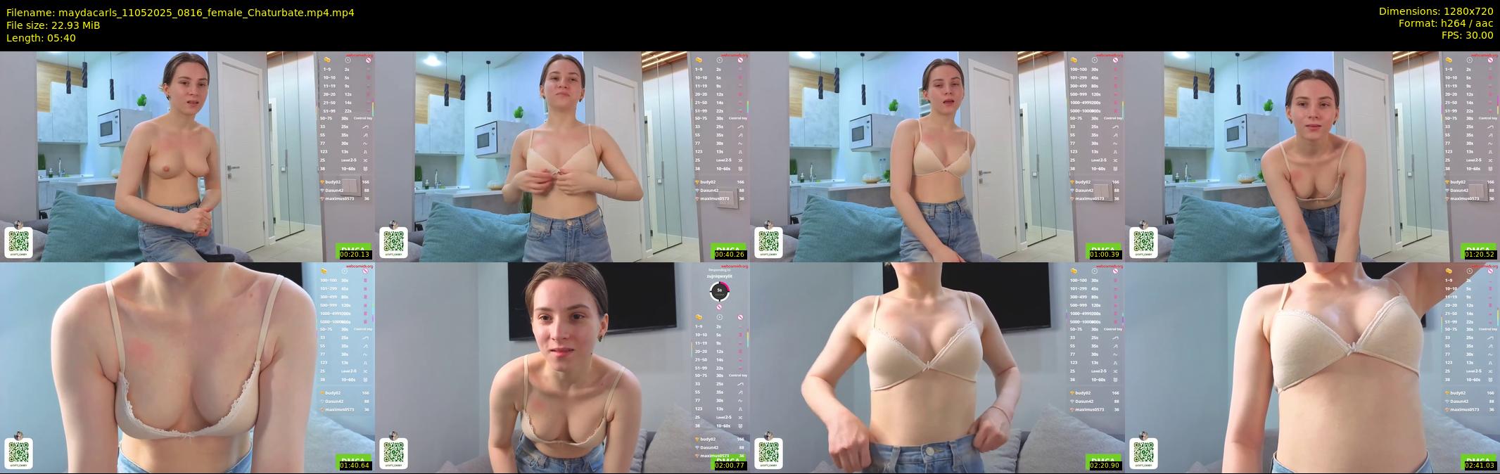 maydacarls — 6 minute Chaturbate female cam show recording, 720p, May 11, 2025