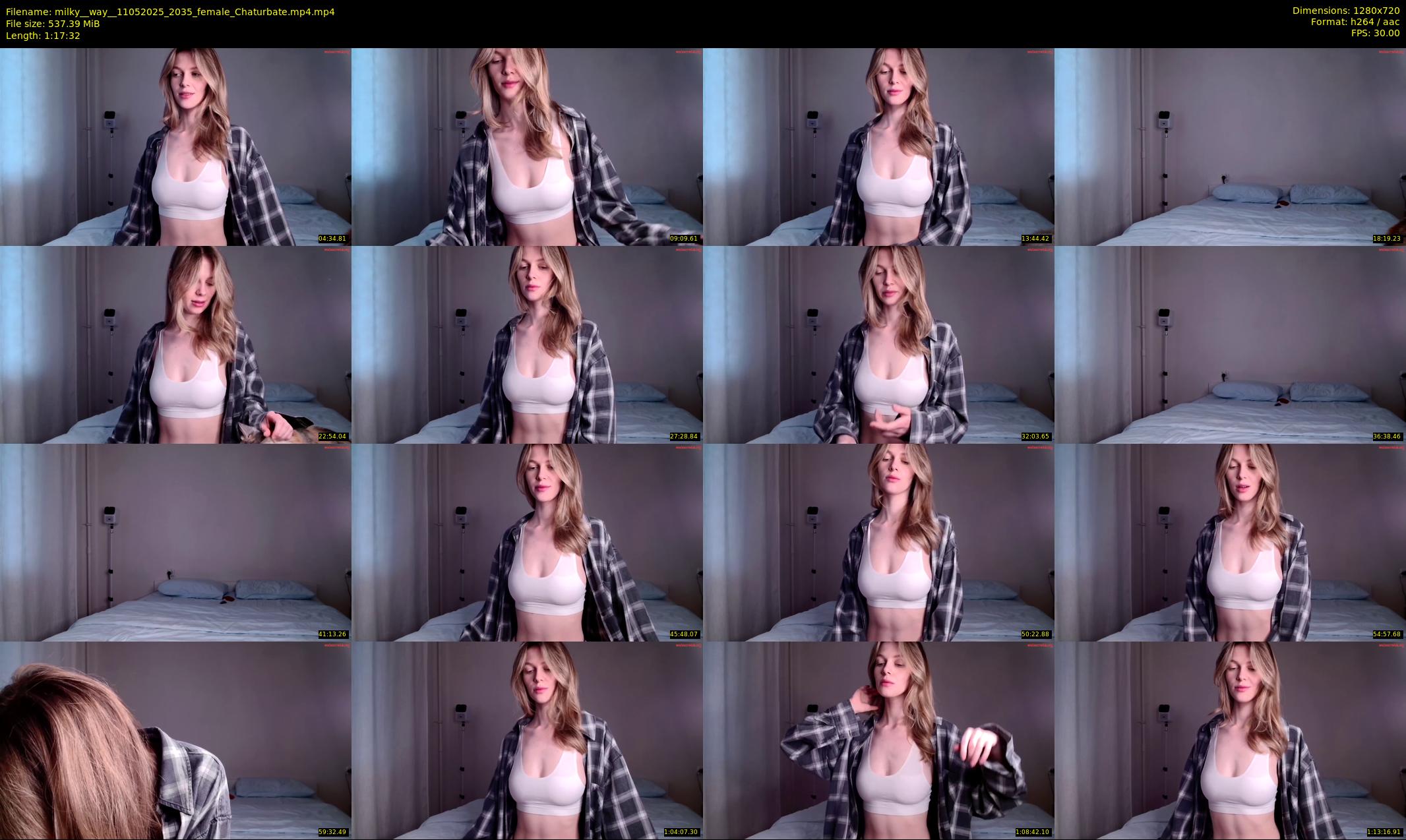 milky__way_ — 78 minute Chaturbate female cam show recording, 720p, May 11, 2025