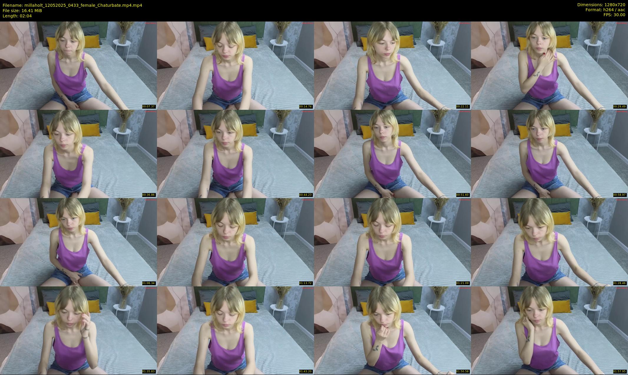 millaholt — 3 minute Chaturbate female cam show recording, 720p, May 12, 2025