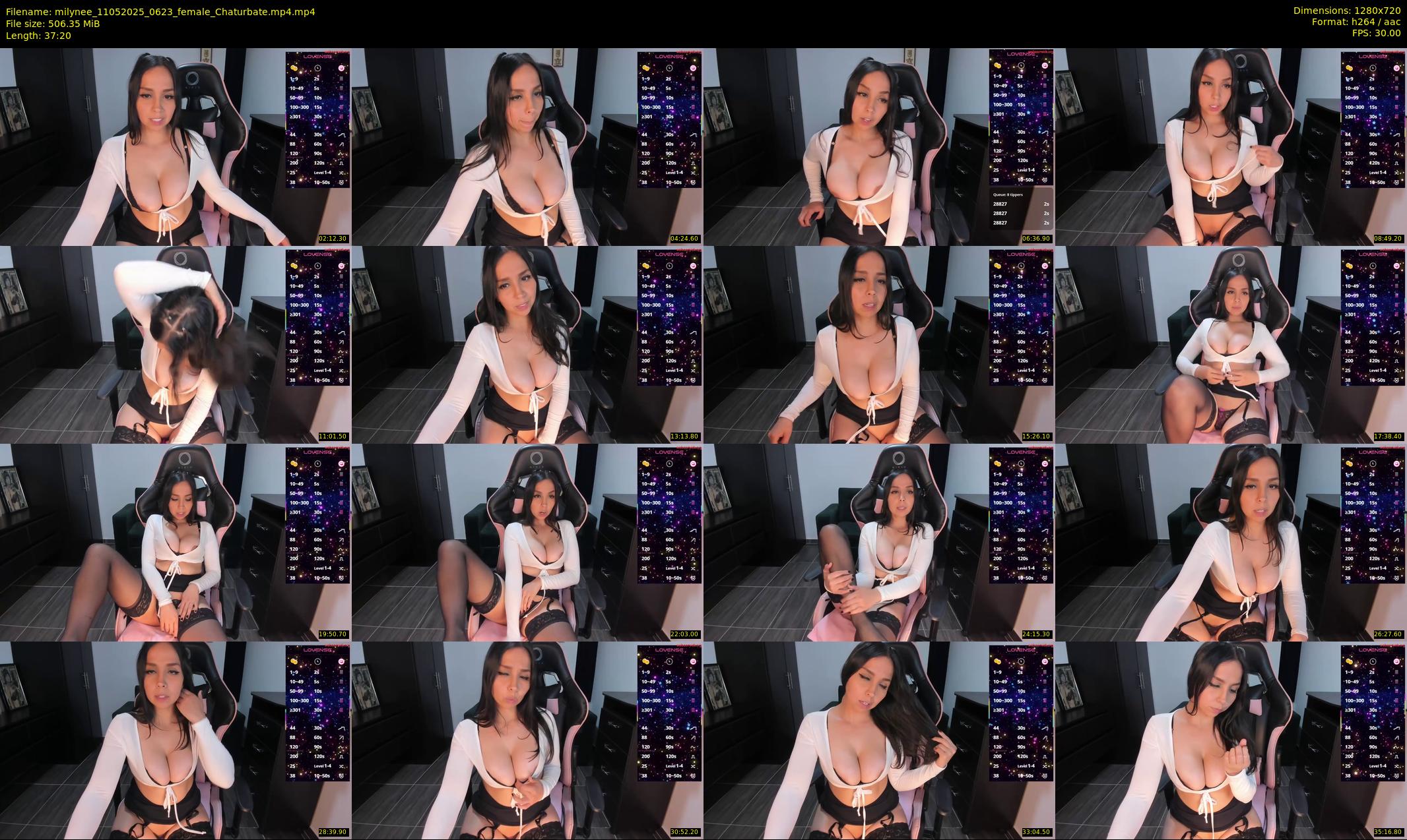 milynee — 38 minute Chaturbate female cam show recording, 720p, May 11, 2025