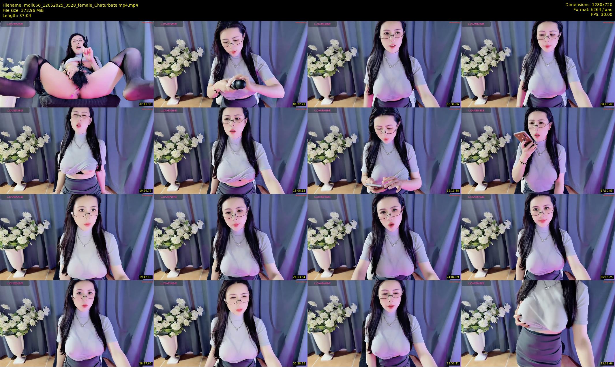 moli666 — 38 minute Chaturbate female cam show recording, 720p, May 12, 2025