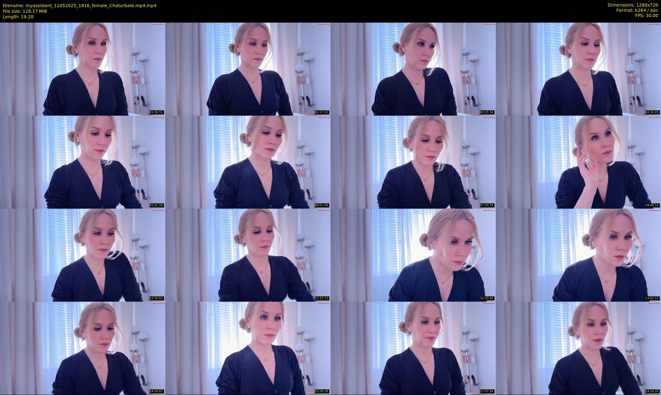 myassistant — 20 minute Chaturbate female cam show recording, 720p, May 11, 2025