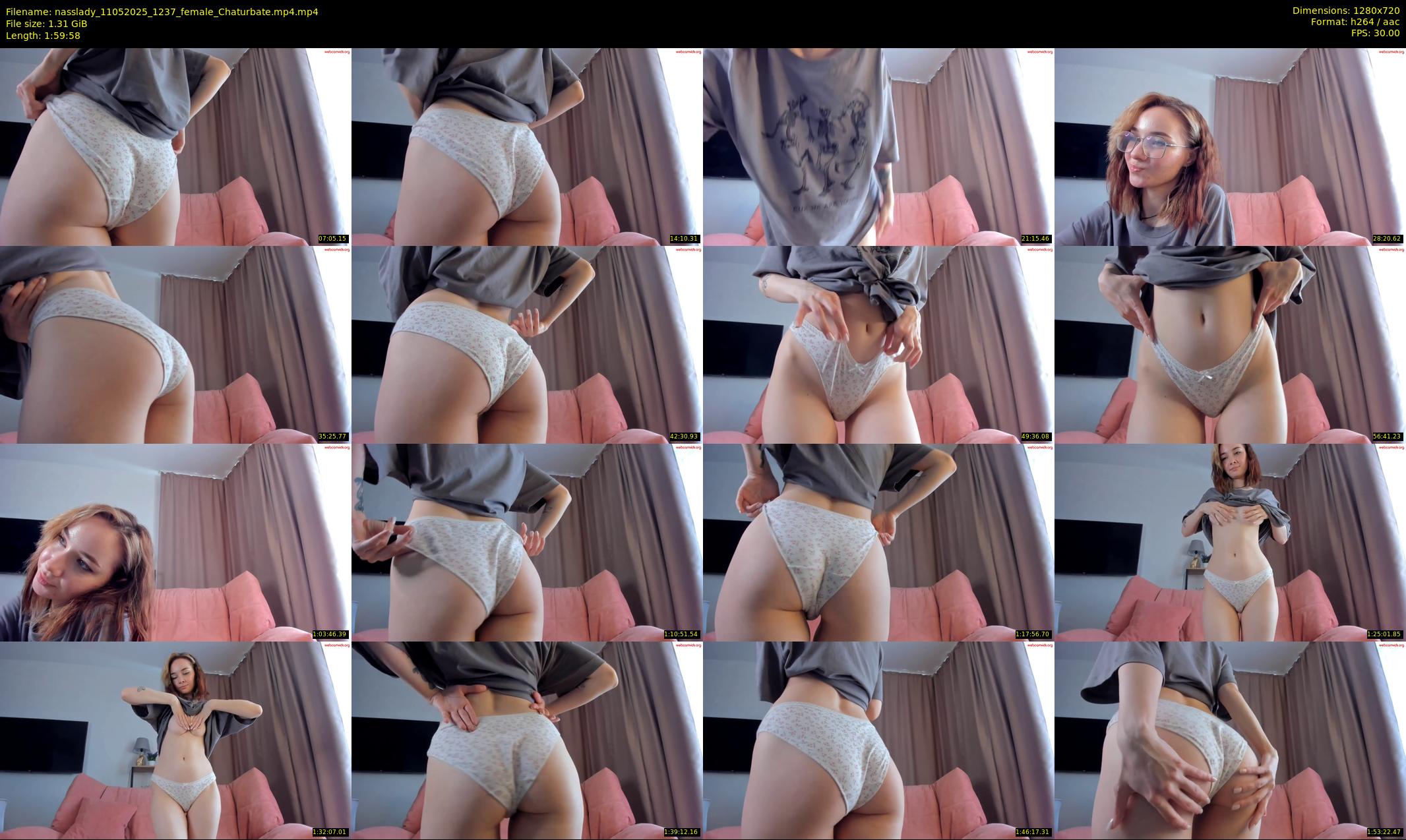 nasslady — 120 minute Chaturbate female cam show recording, 720p, May 11, 2025