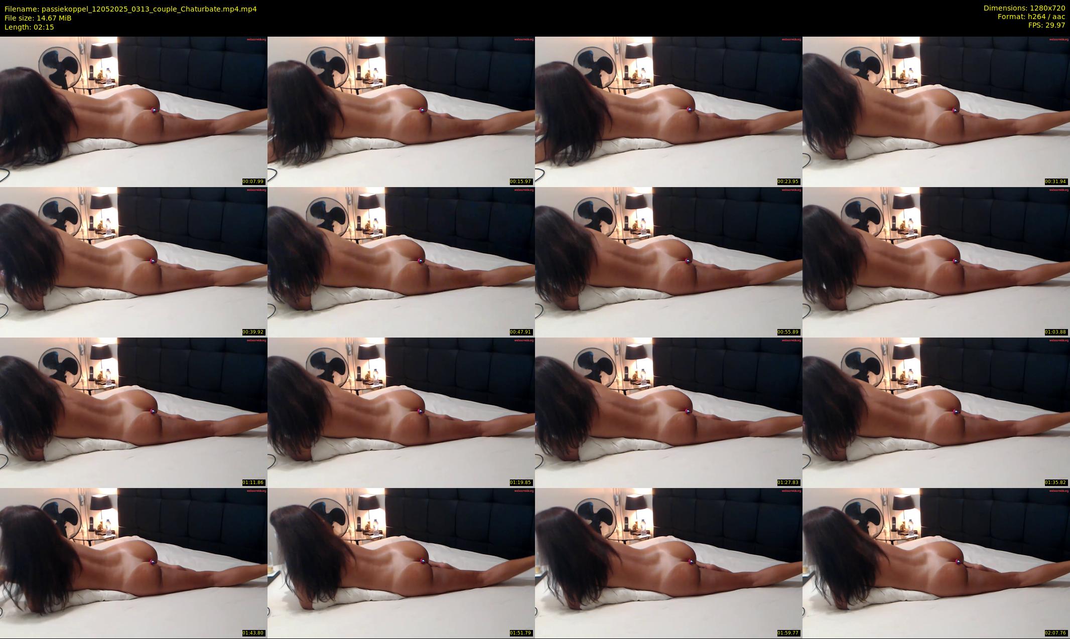 passiekoppel — 3 minute Chaturbate couple cam show recording, 720p, May 12, 2025